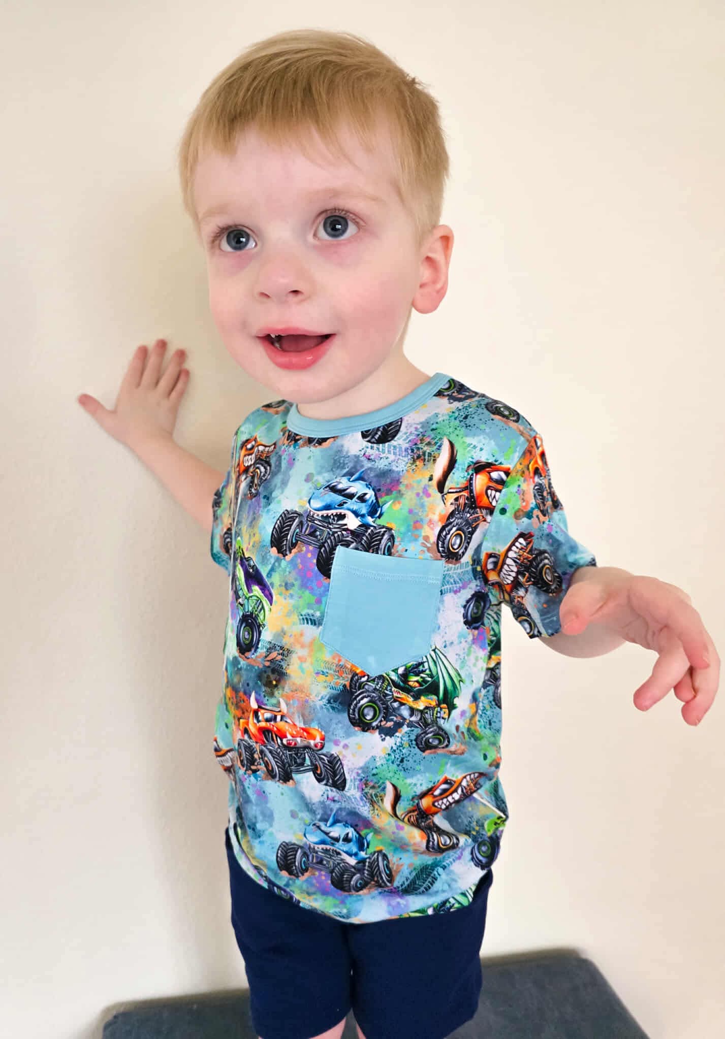 “Monster Truck Mayhem” Pocket T-Shirt
