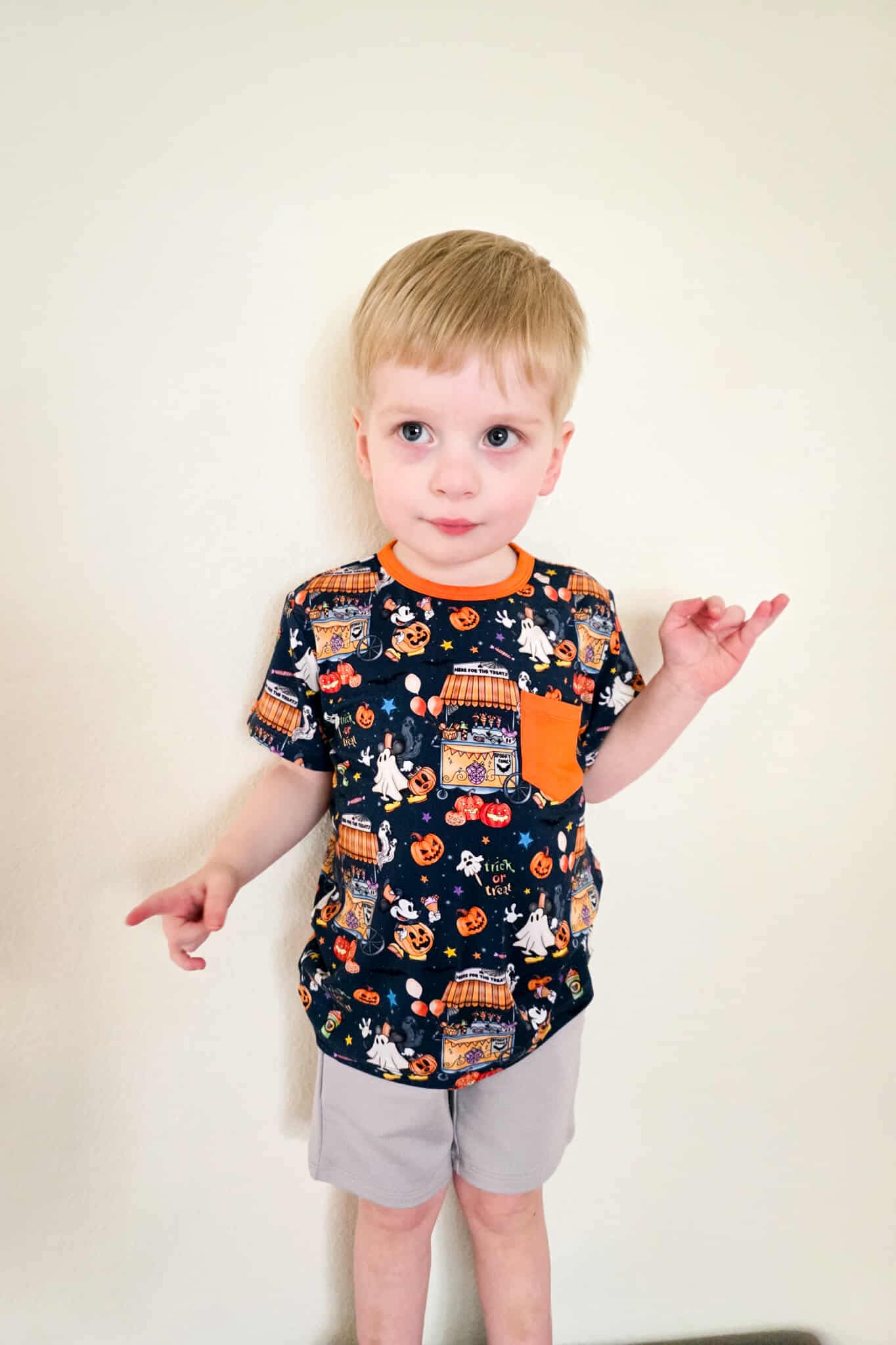 Steamboat Willie’s Not So Scary Halloween Pocket T-Shirt