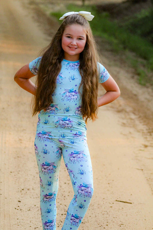 “Unicorns Dreamstone” Two-Piece Pajamas