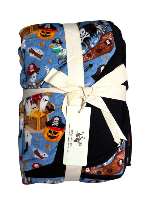 Pirates Boo-ty” Quilted Blanket