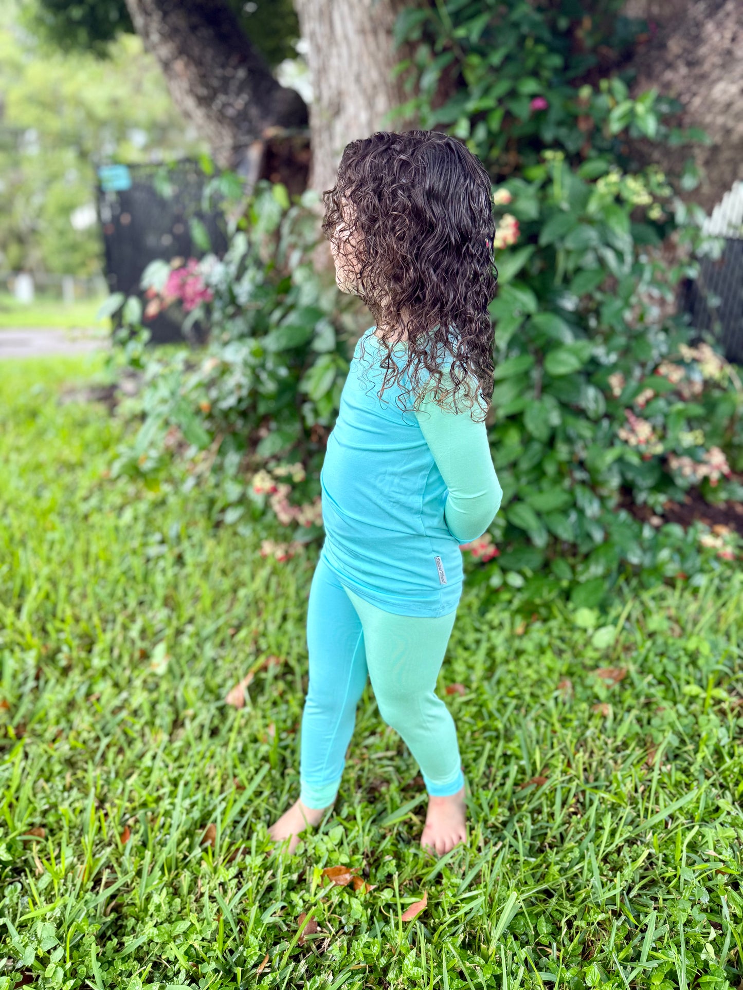 “Color Block Pop” Two-Piece Pajamas