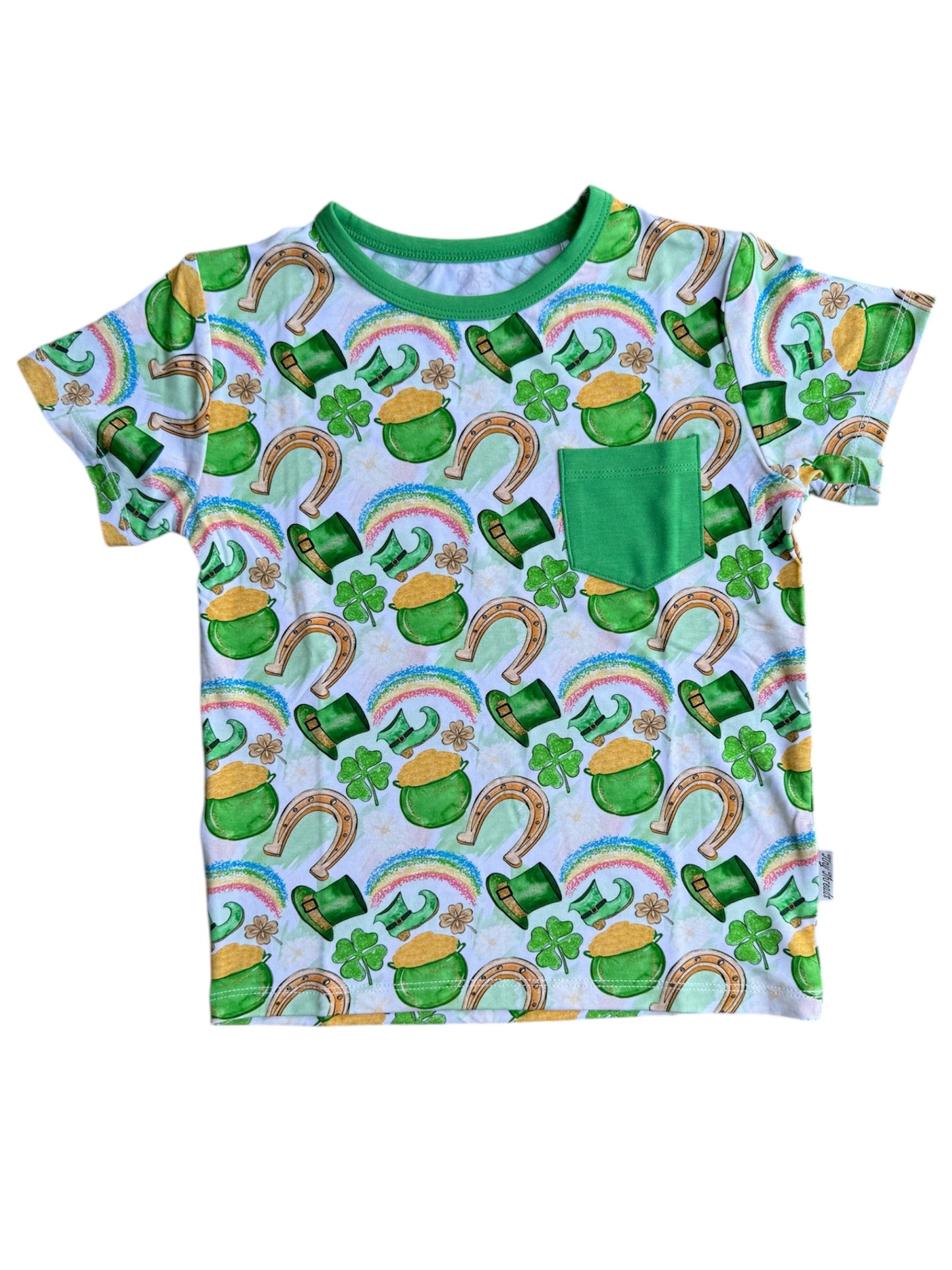 Clover the Rainbow Pocket T-Shirt