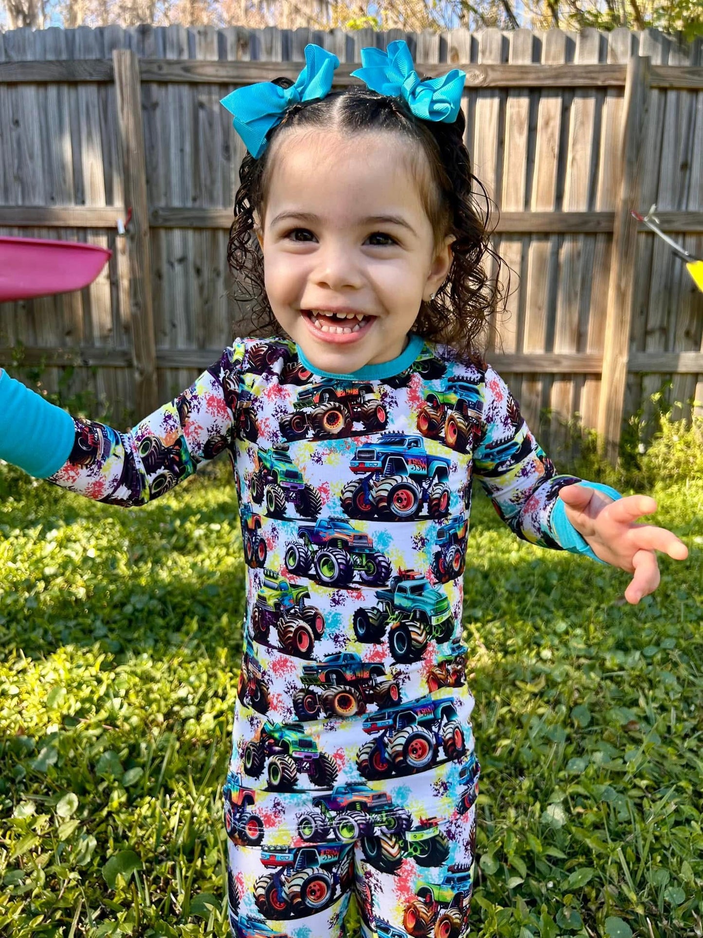 Neon Madness Two-Piece Pajamas