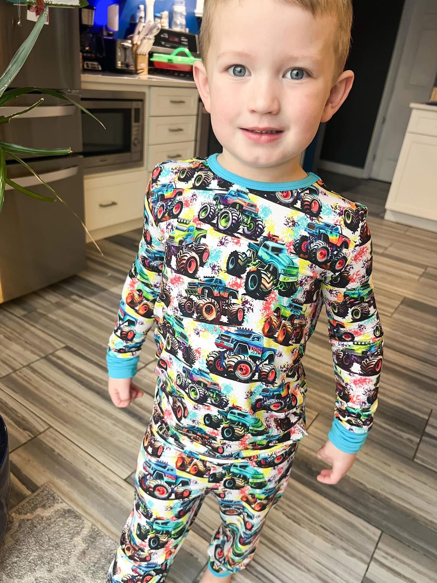 Neon Madness Two-Piece Pajamas