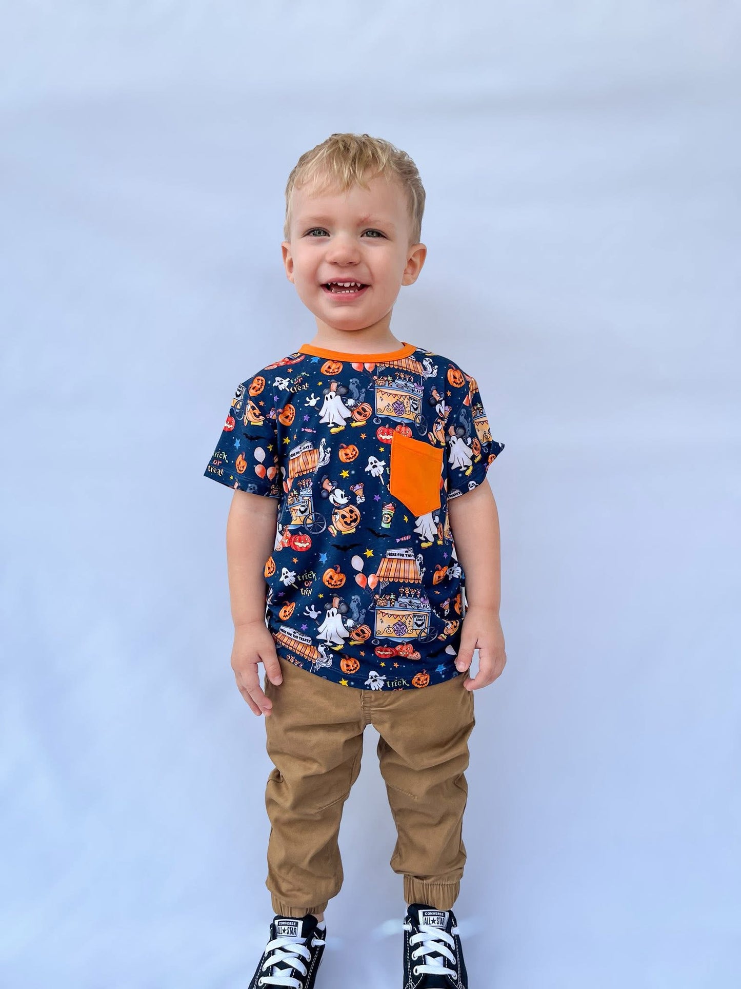 Steamboat Willie’s Not So Scary Halloween Pocket T-Shirt