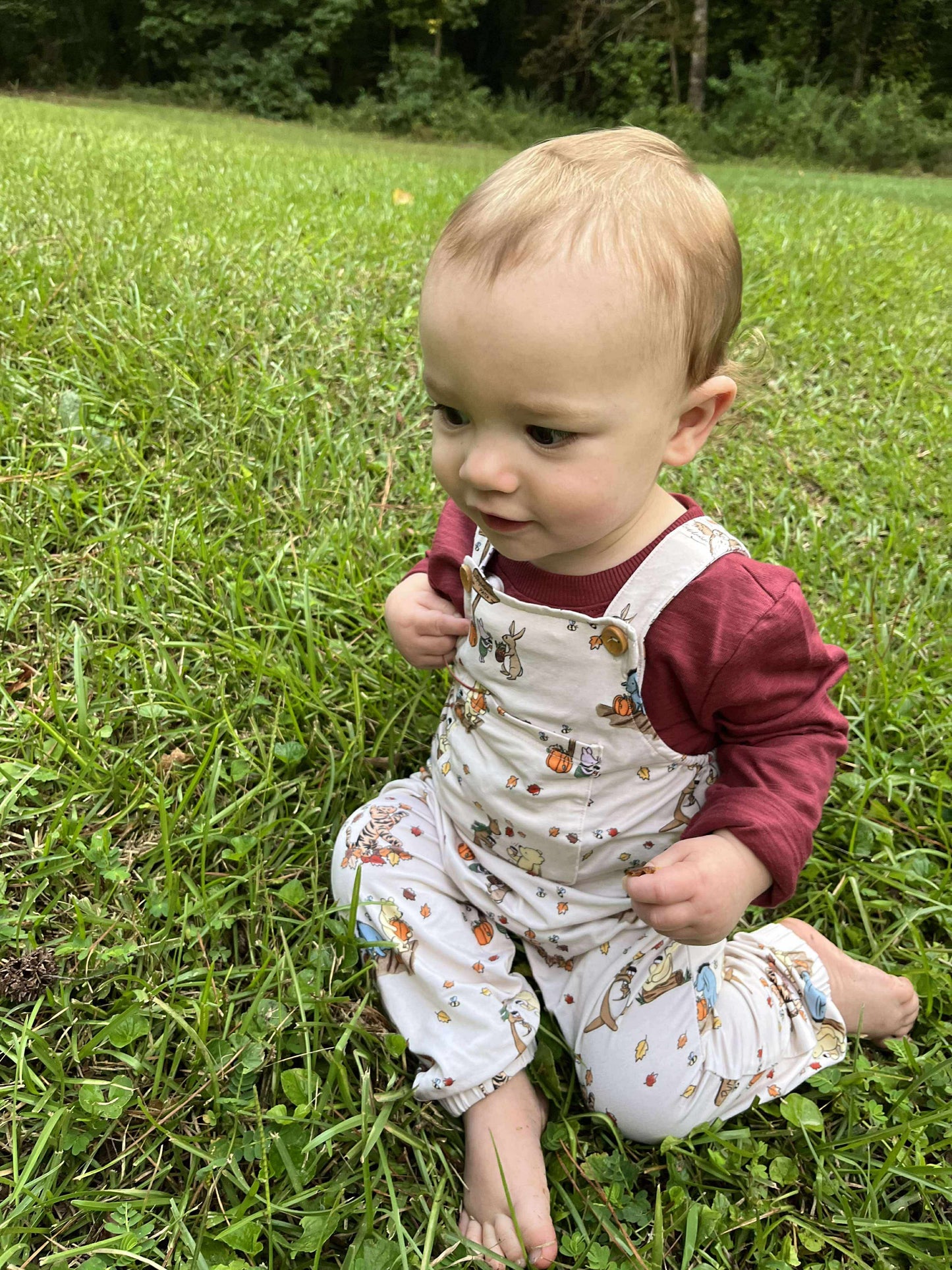 “Fallin’ for Pooh” Overalls (overalls only)
