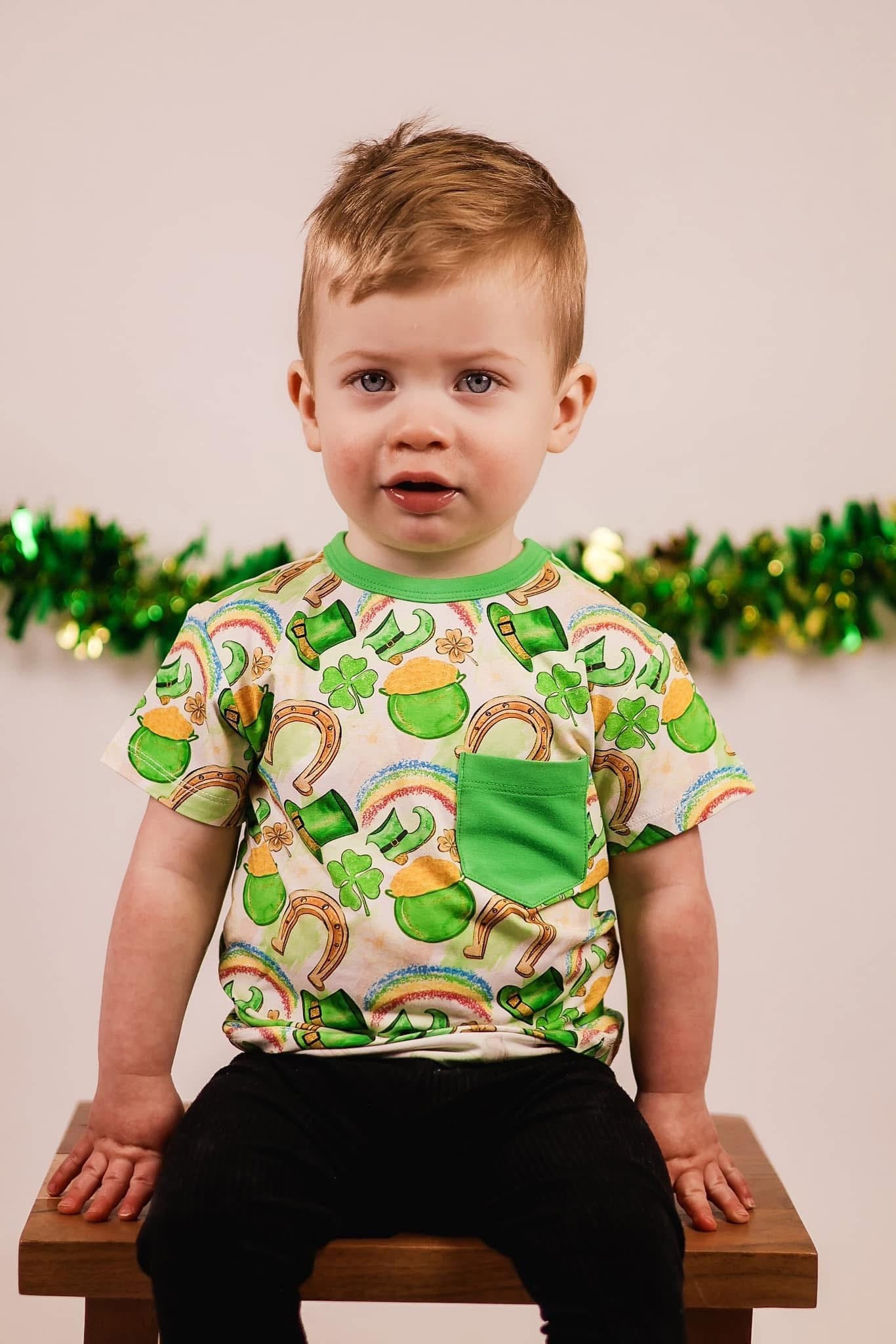 Clover the Rainbow Pocket T-Shirt