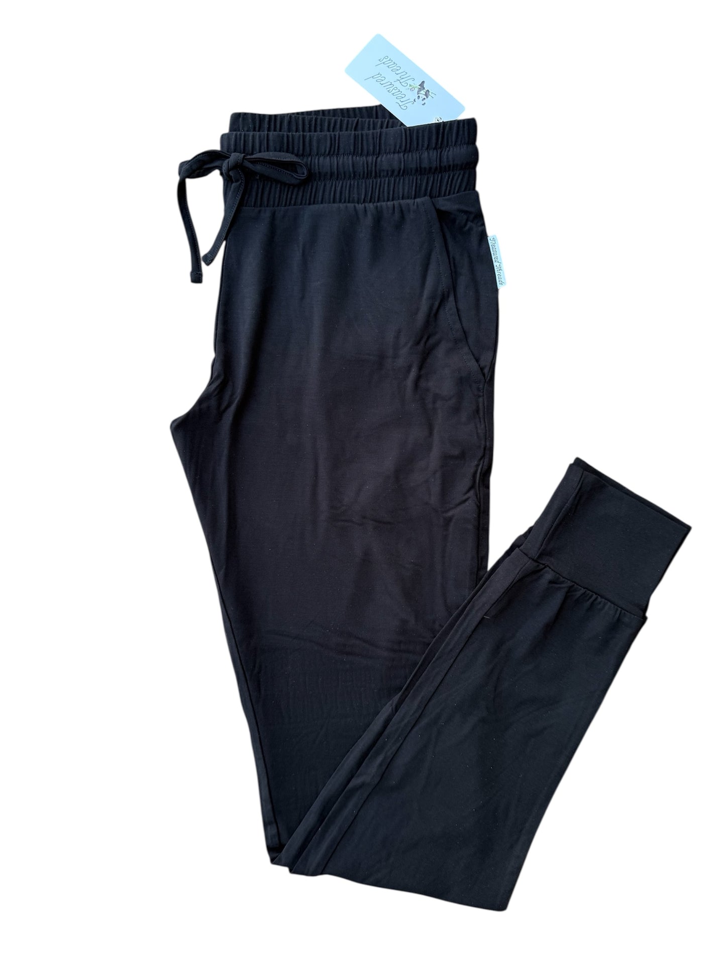 Solid Black Woman’s Joggers