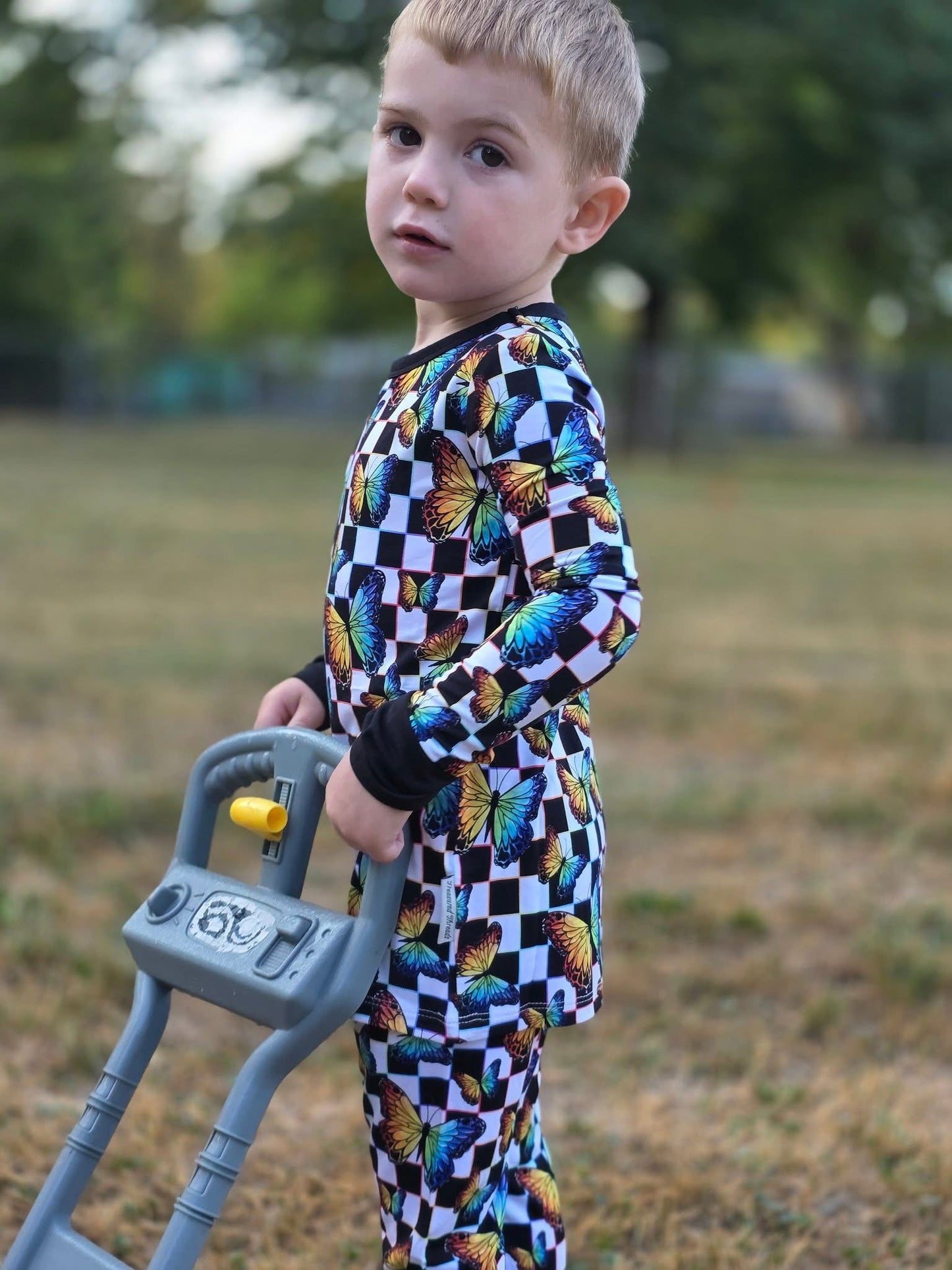 “The Clark Spark ~ Wired for Wonder” Two-Piece Pajamas