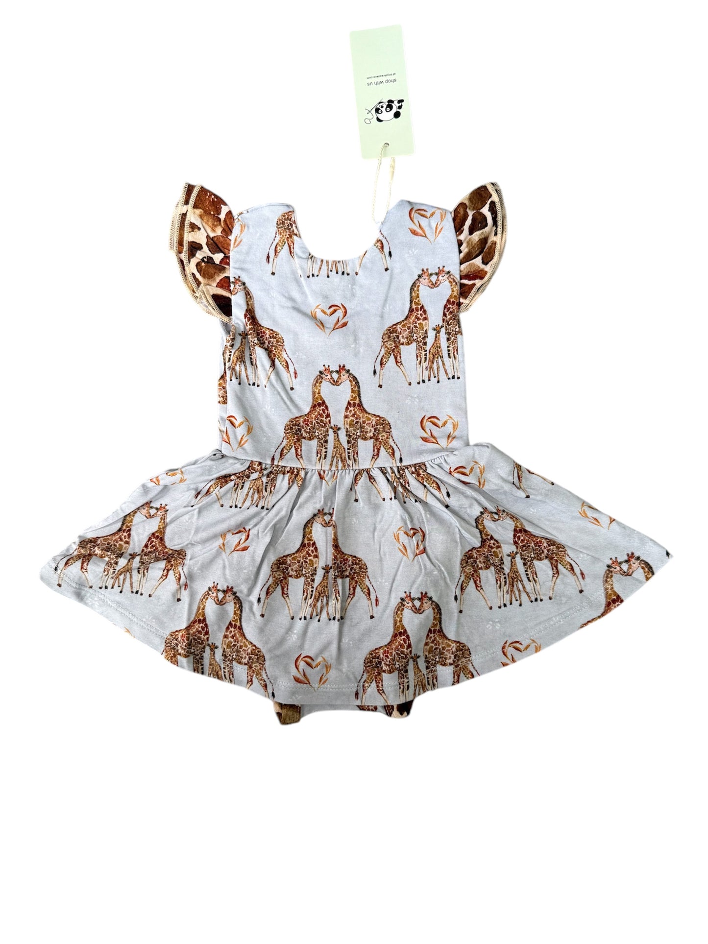 “You Bet Giraffe I’m Cute” Bodysuit Twirl