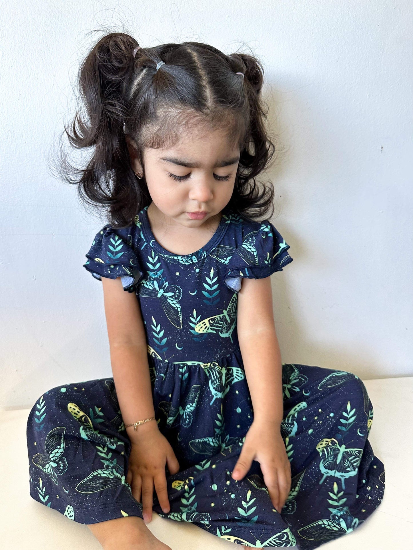 Mystic Moth Twirl Dress