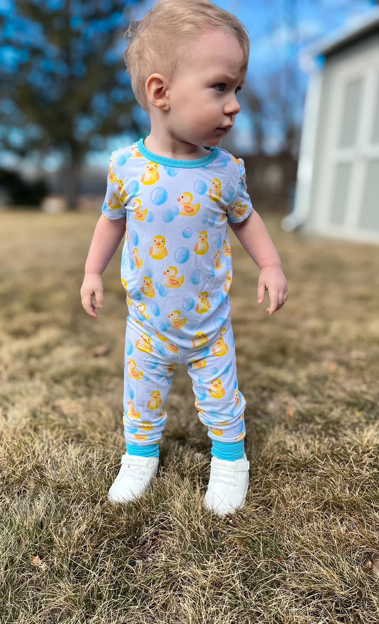 Rubber Ducky Two-Piece Pajamas