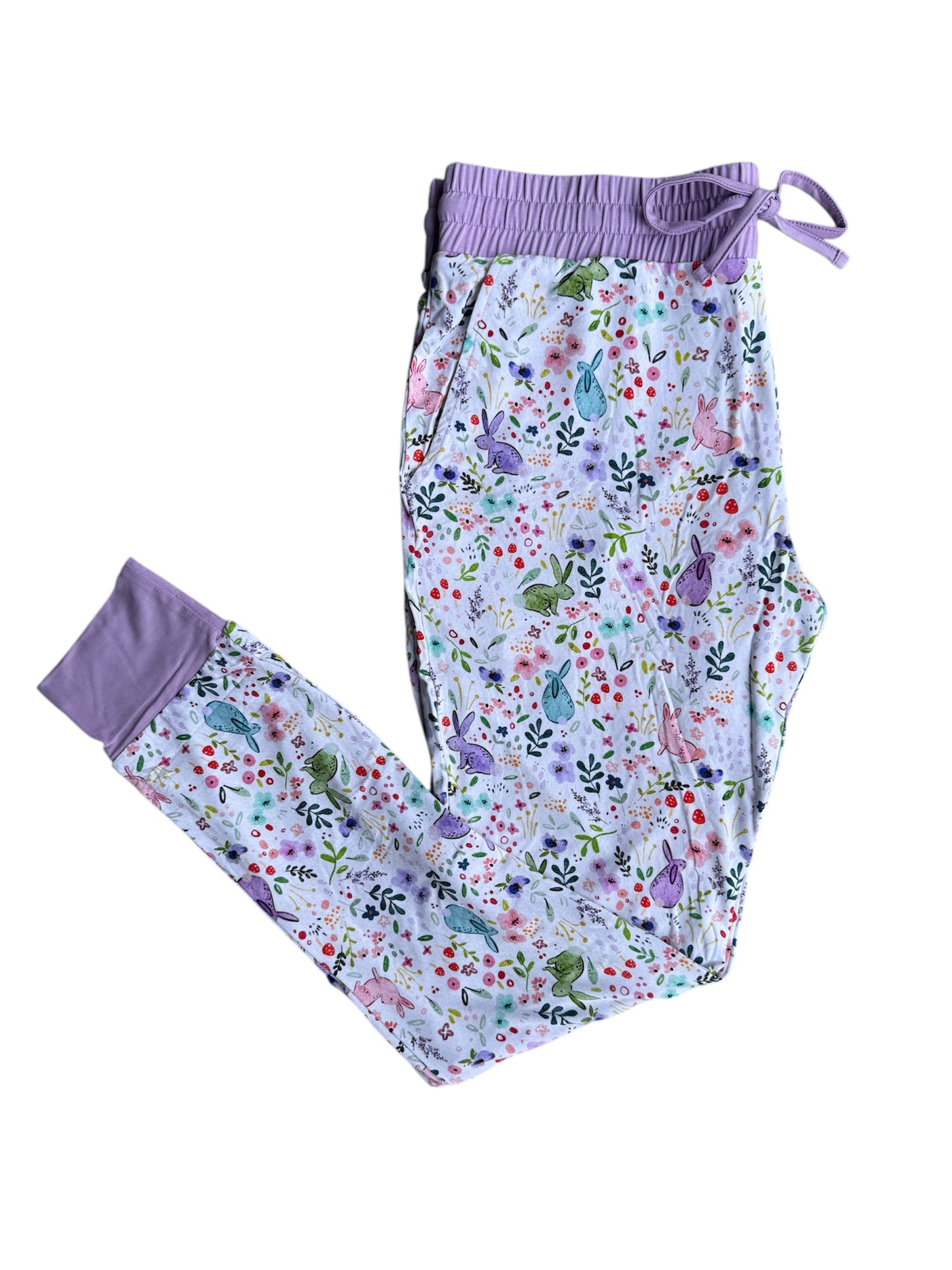 Watercolor Bunnies Woman’s Joggers