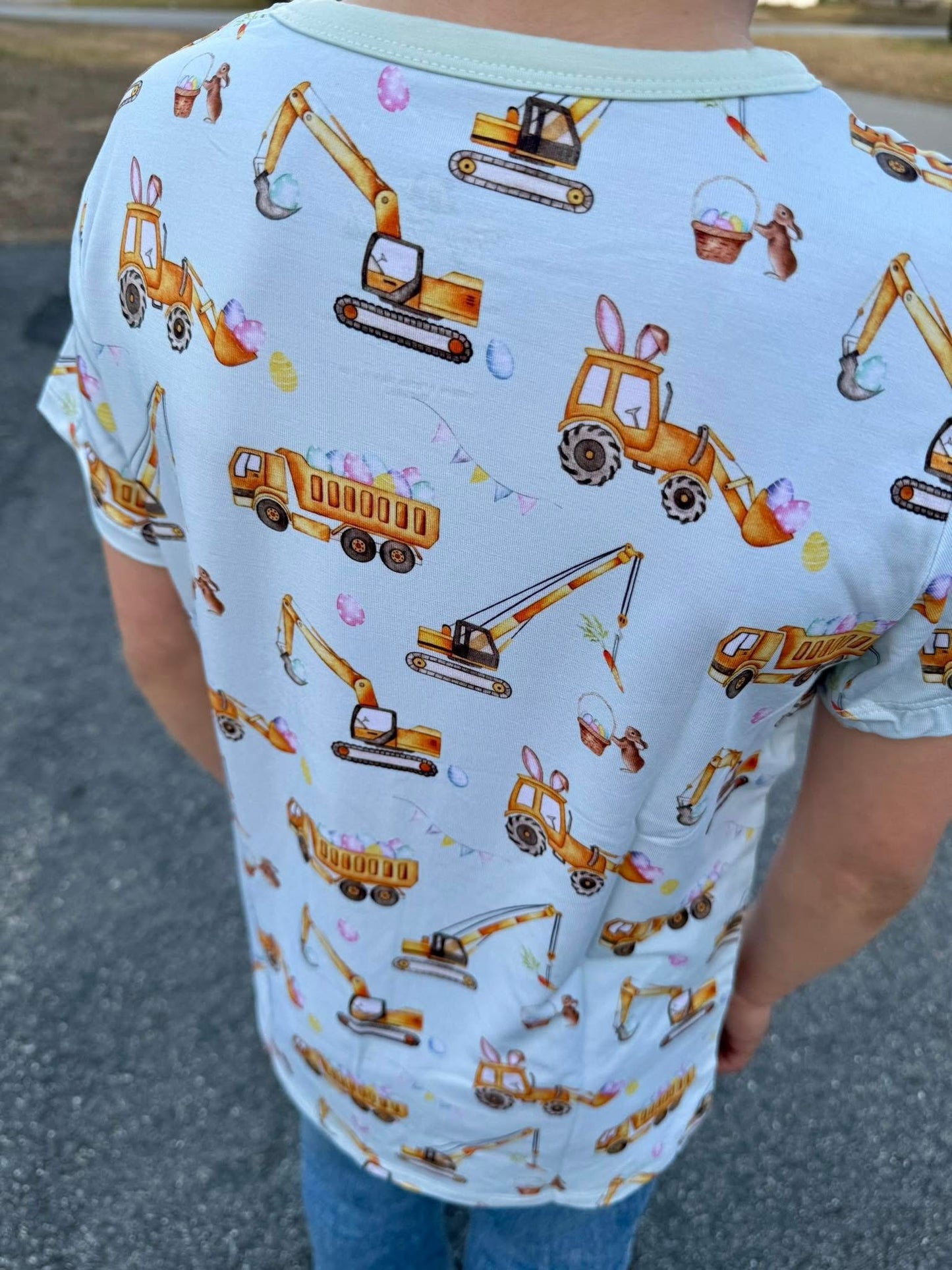 “Excavator Eggstravaganza” Pocket T-Shirt