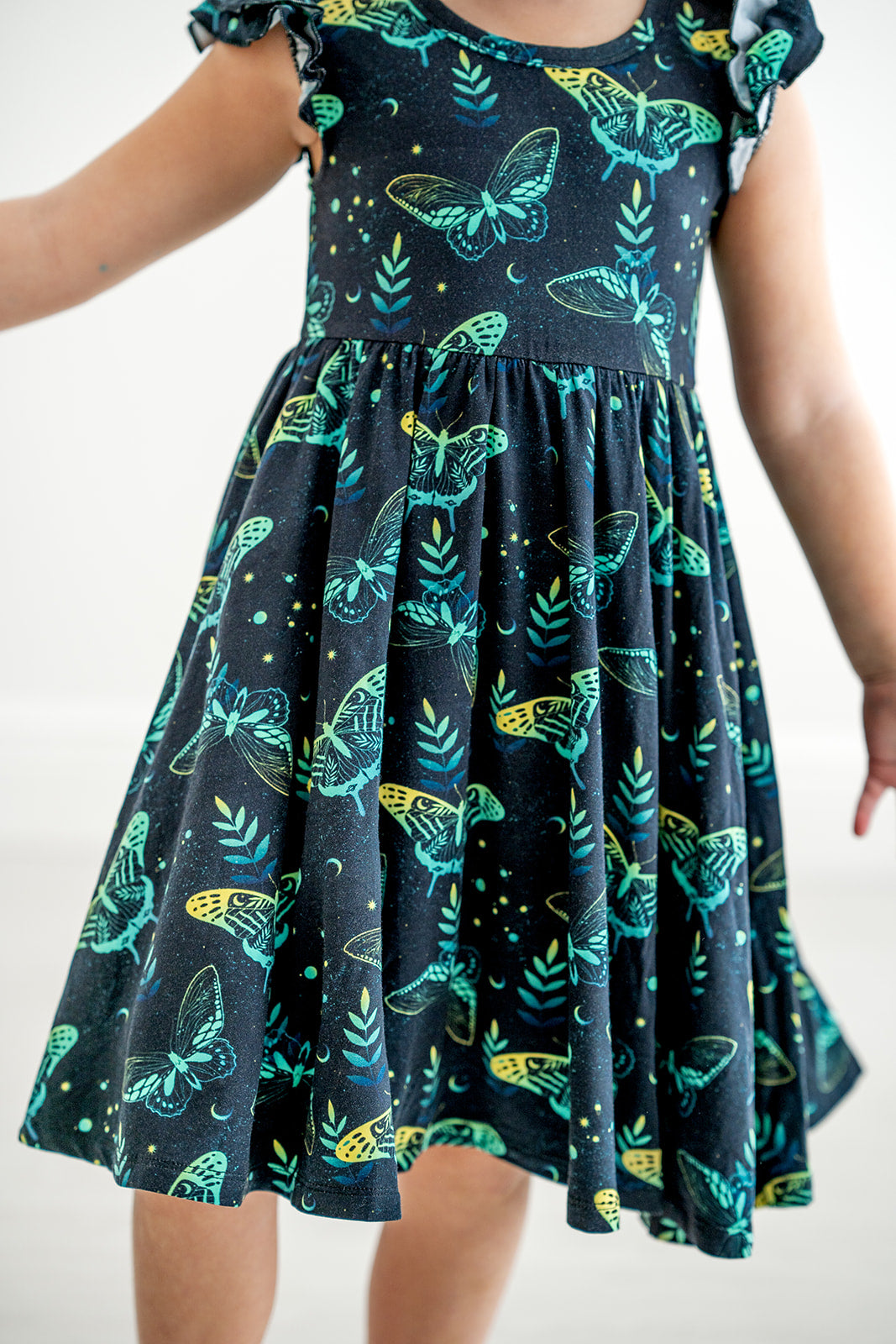 Mystic Moth Twirl Dress