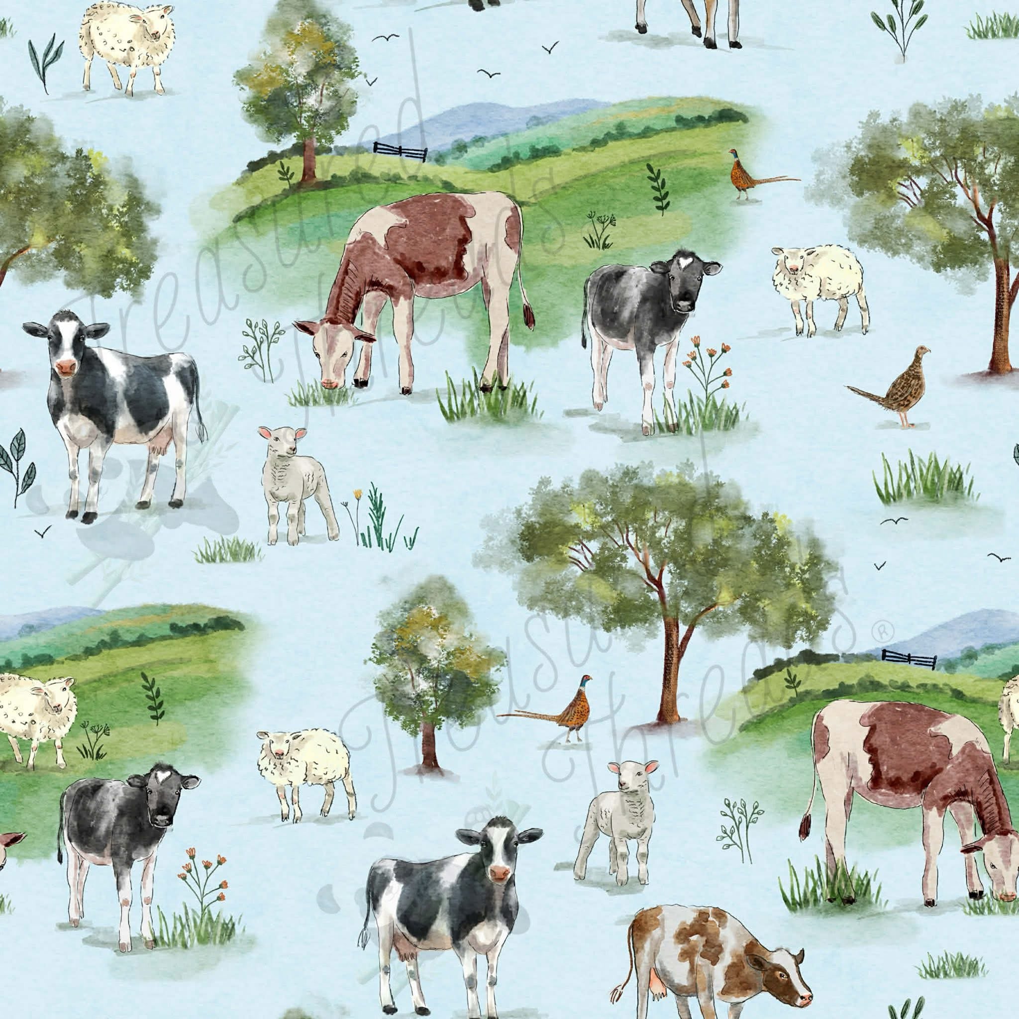 Cow Thread Cows – Treasured Threads