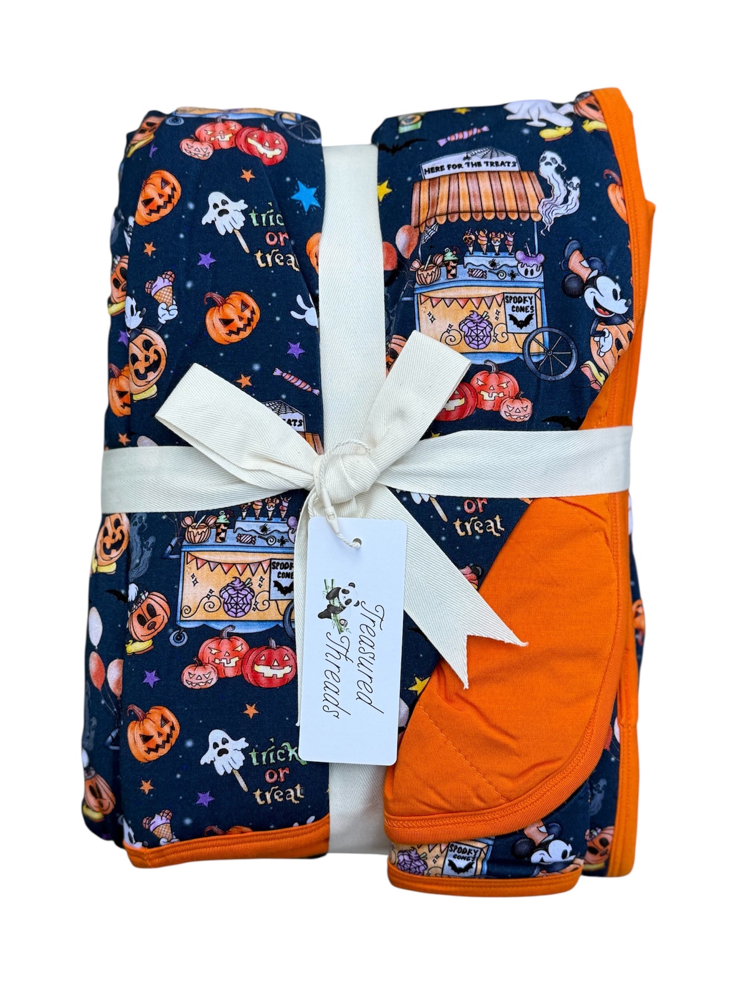 Steamboat Willie’s Not So Scary Halloween Quilted Blanket