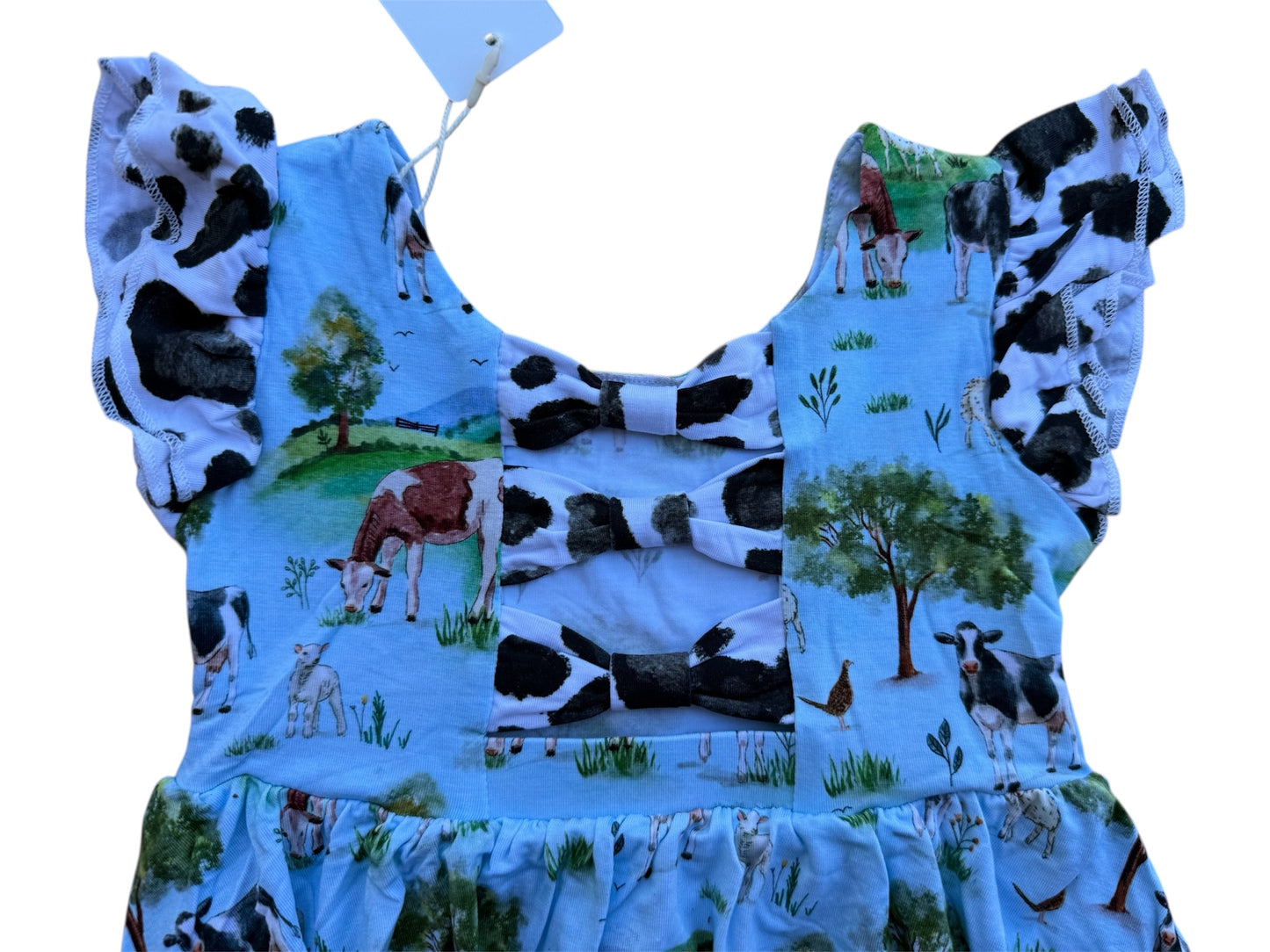 “Cows” Twirl with Bow Back