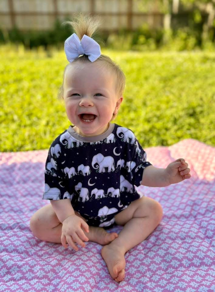 Elephant Bubble Romper