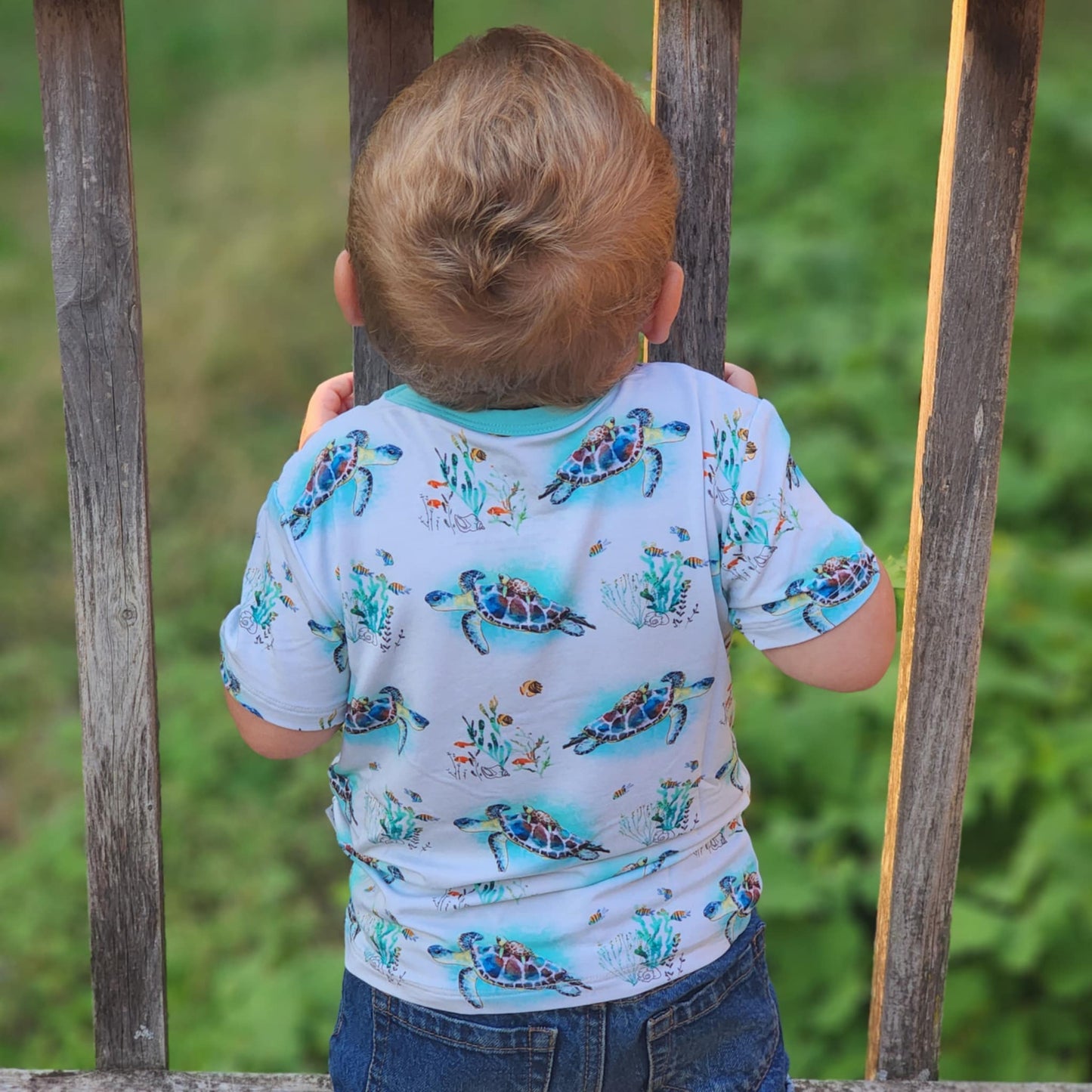Turtally Beachin’ Pocket T-Shirt