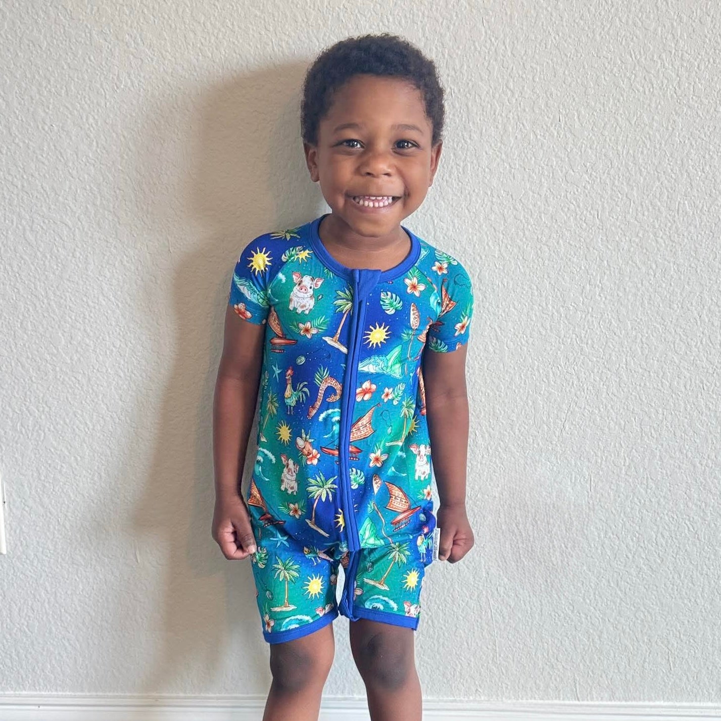 “Oceans Calling” Zippered Shorty
