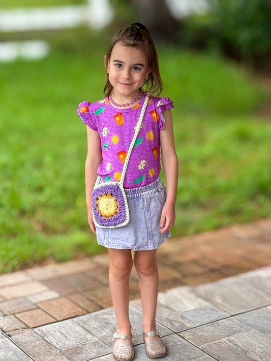 Lantern Wishes Flutter Sleeve Tee