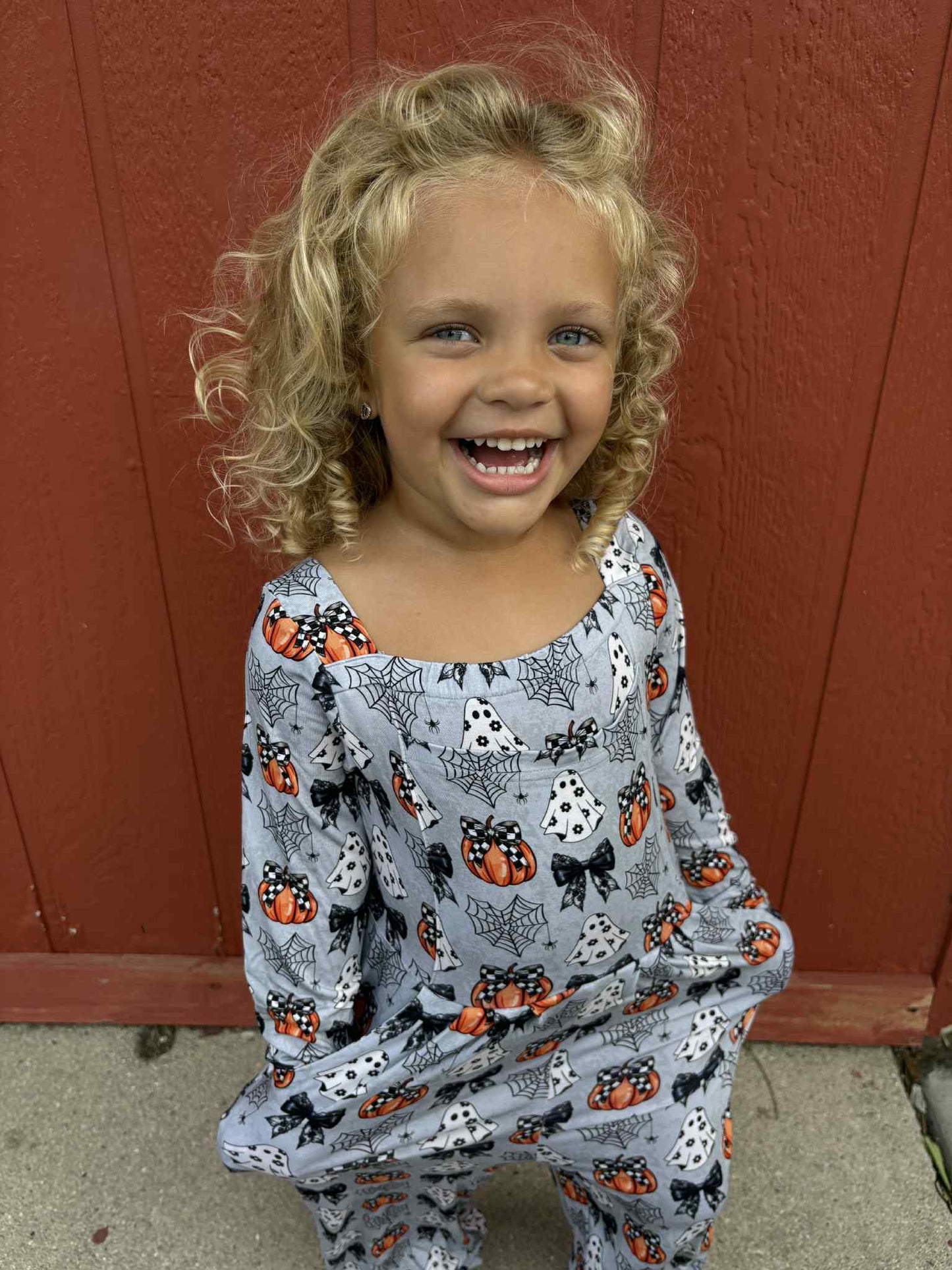 “Boos and Bows” Romper