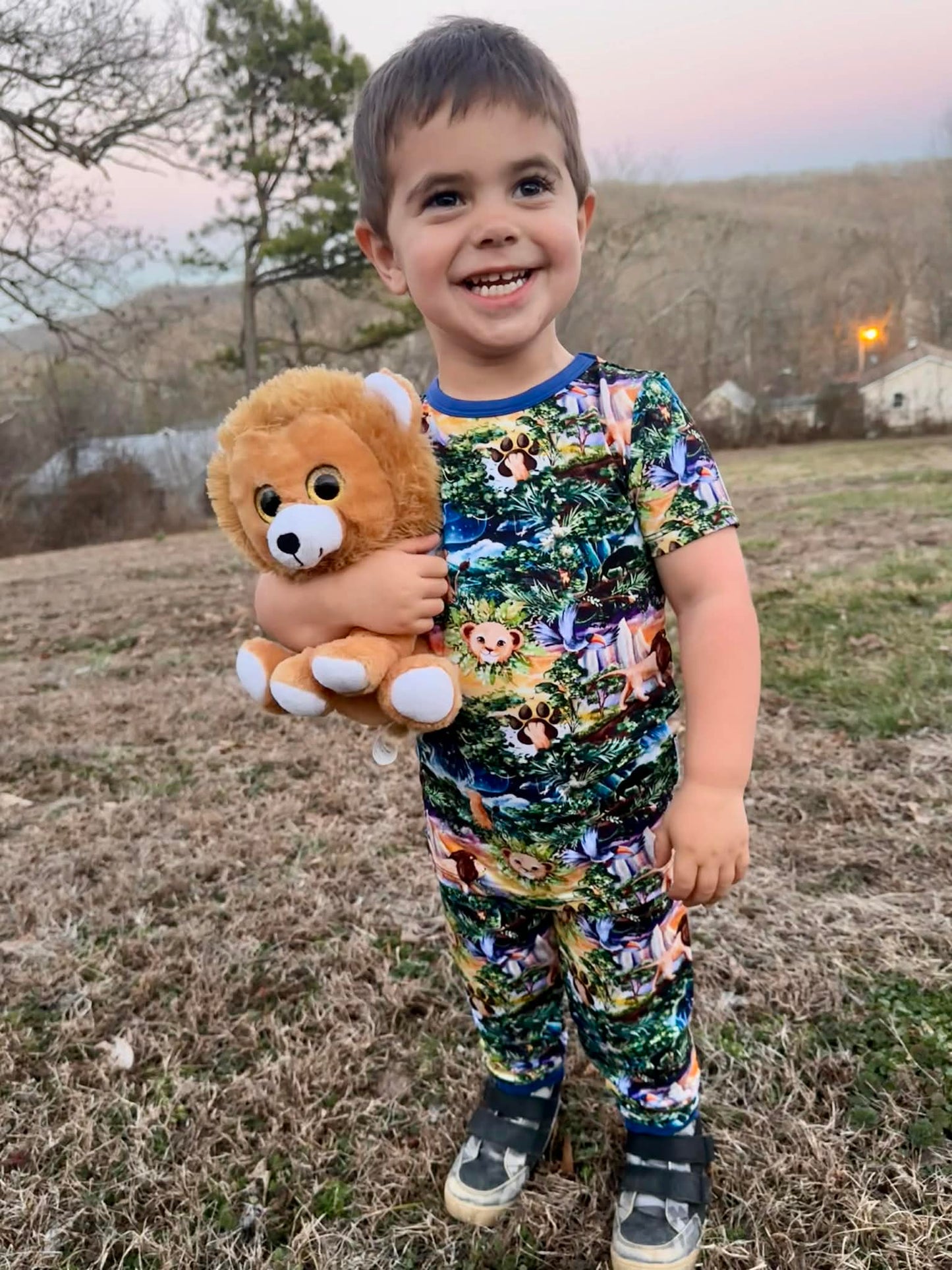 “King of the Pride” Two-Piece Pajamas