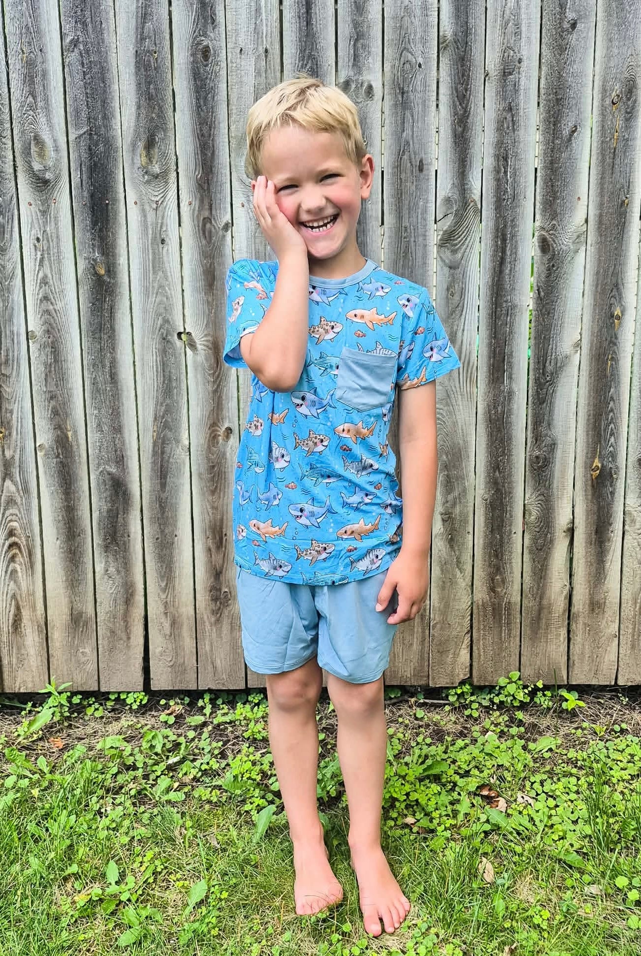 Chomp Crew Two-Piece Shorts Set