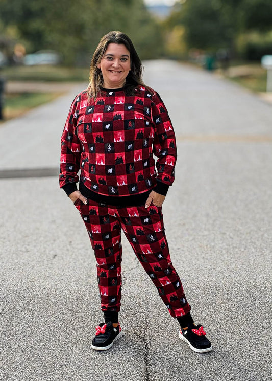 Into the Pines Adult Jogger Set