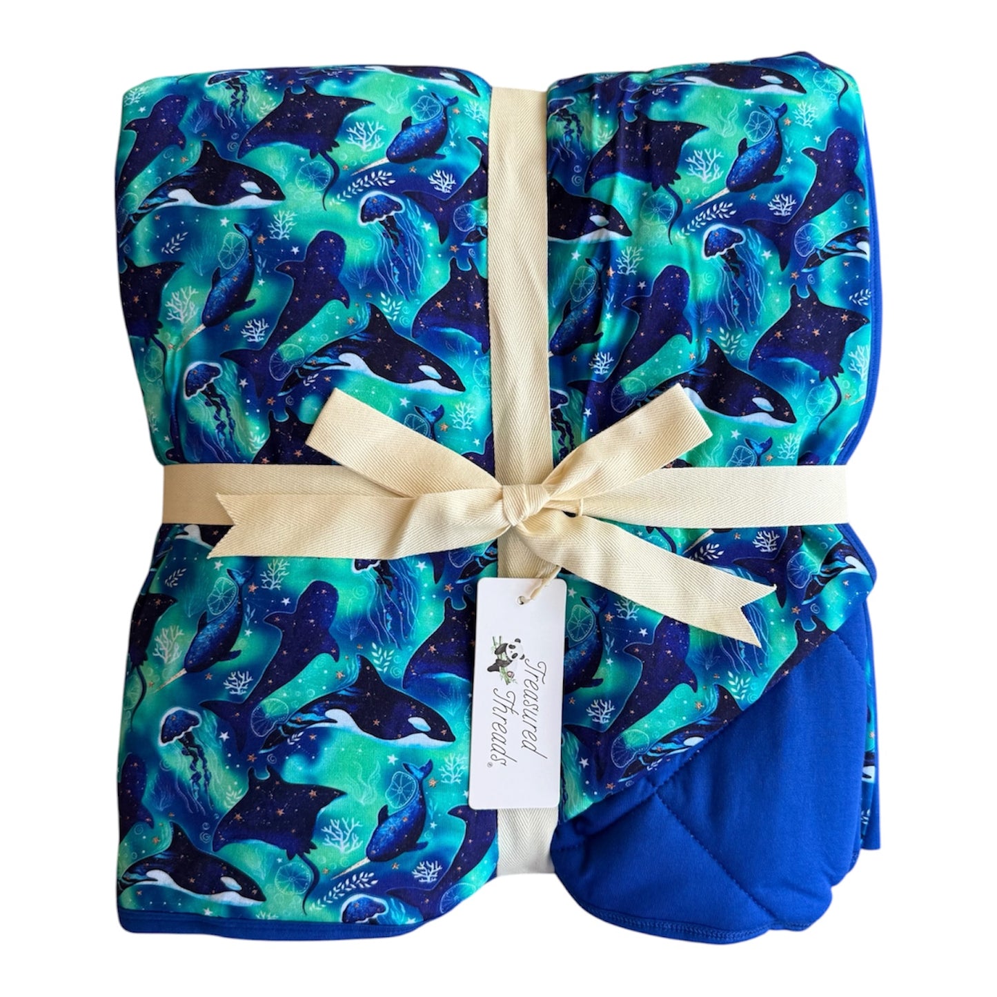 Starlit Seas Quilted Blanket