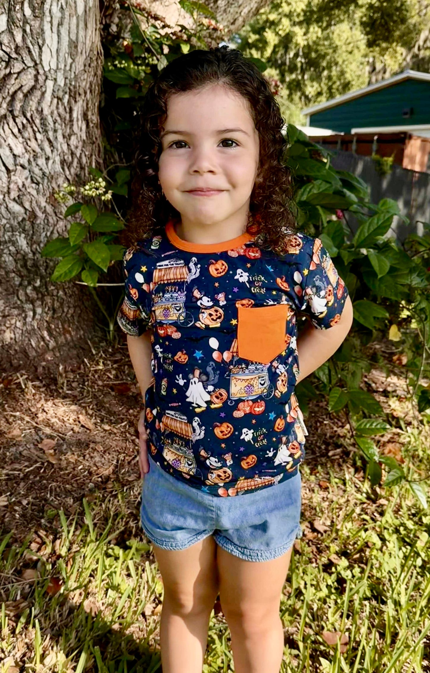 Steamboat Willie’s Not So Scary Halloween Pocket T-Shirt