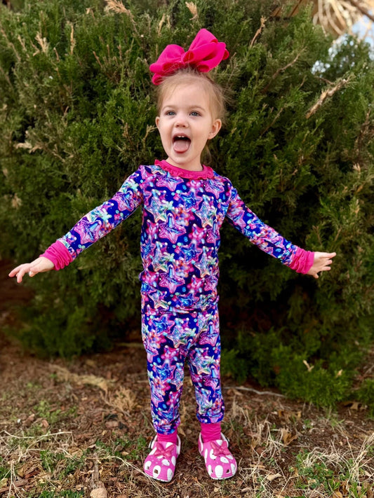 “Cosmic Burst” Two-Piece Pajamas