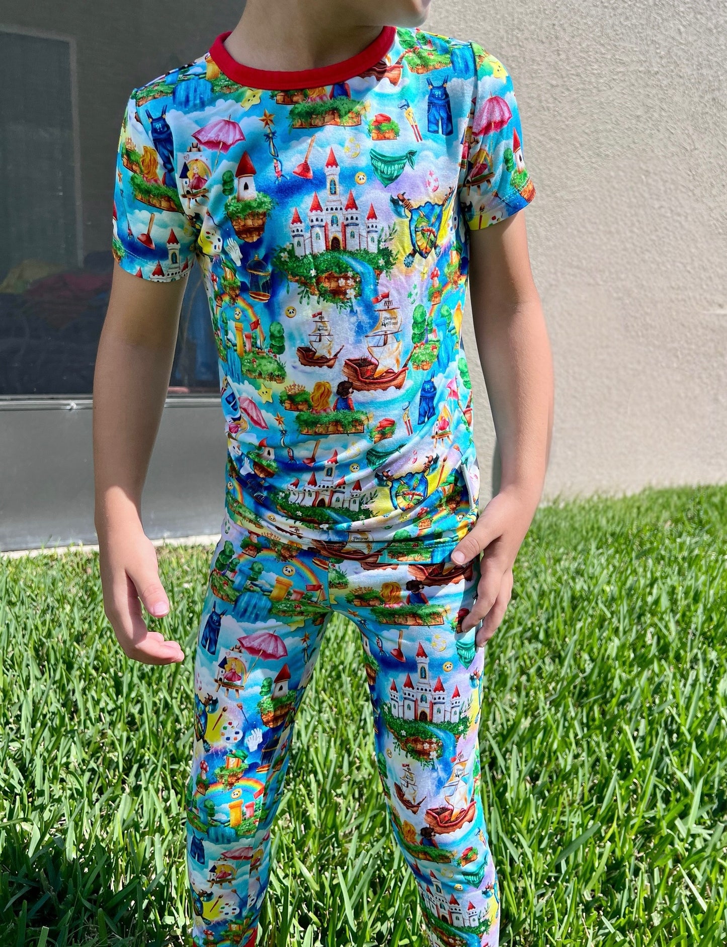 “Galaxy Land” Two-Piece Pajamas