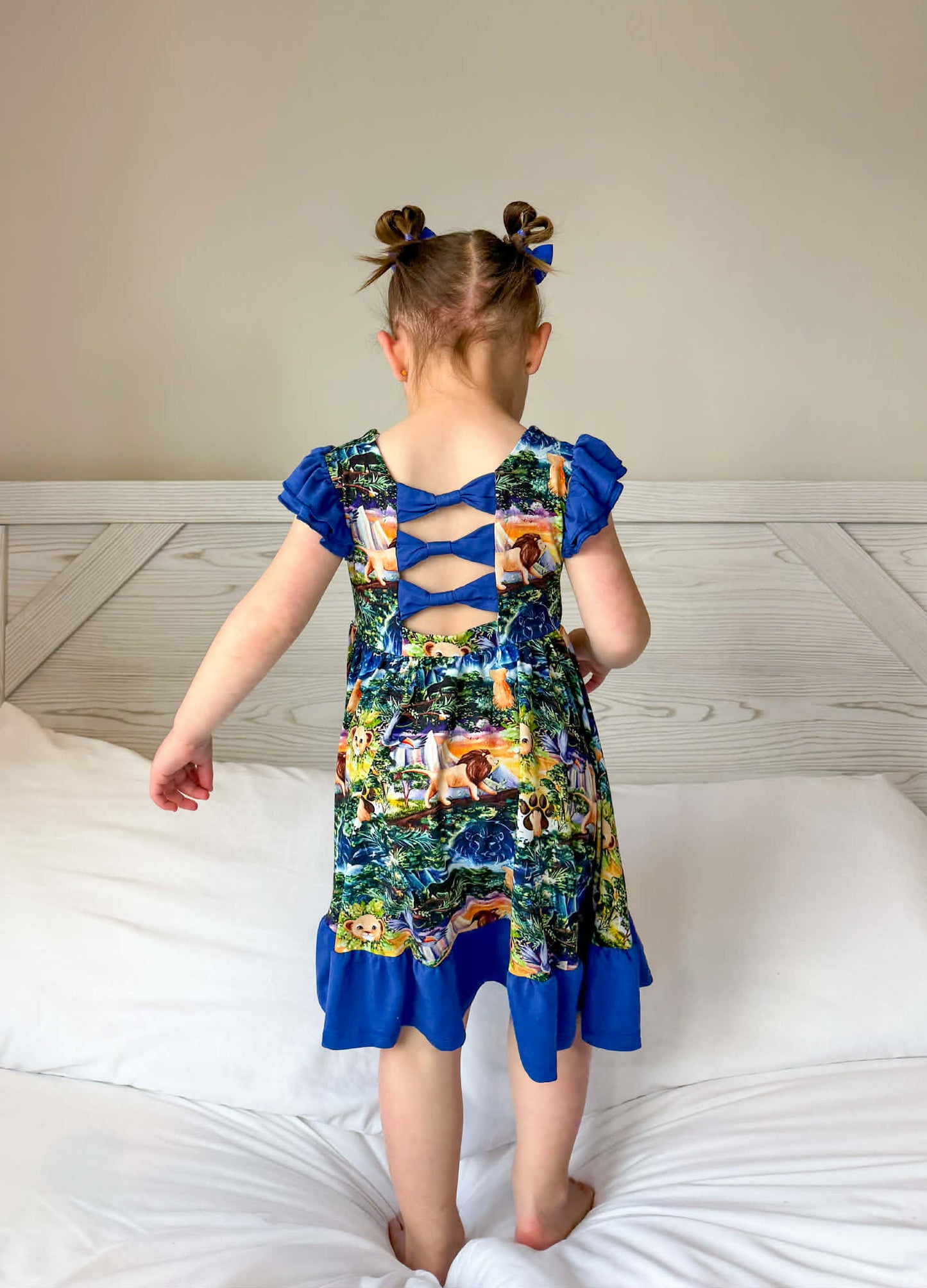 “King of the Pride” Twirl with Bow Back and Biker Shorts Set