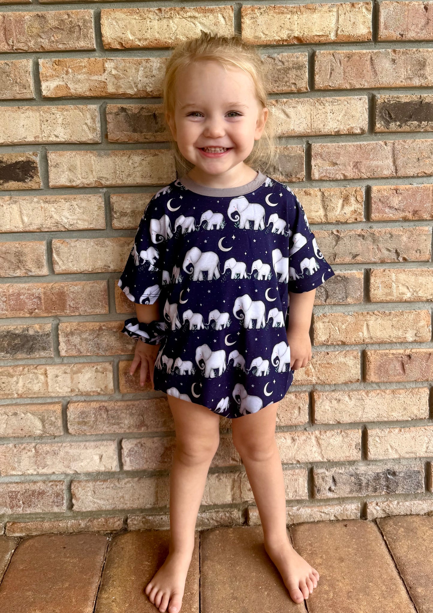 Elephant Bubble Romper