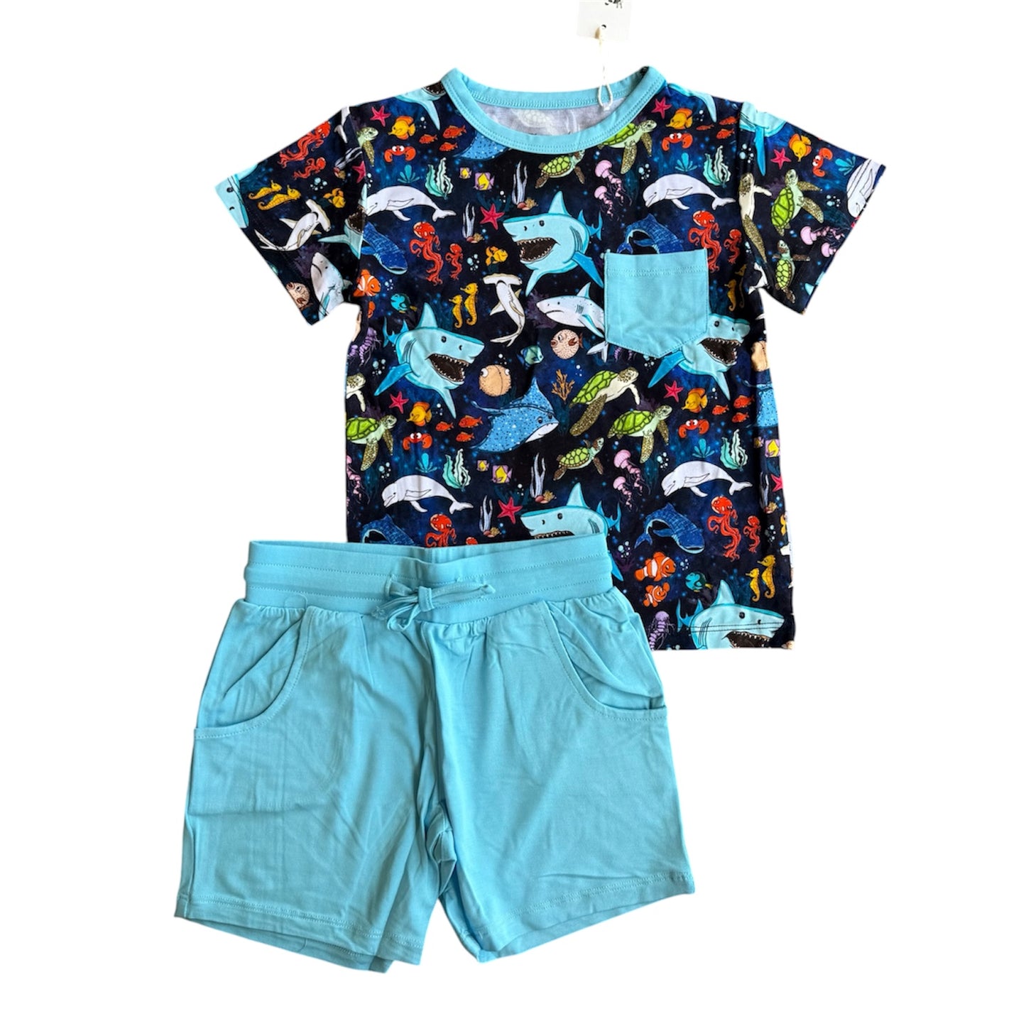 “Beyond The Reef” Two-Piece Shorts Set