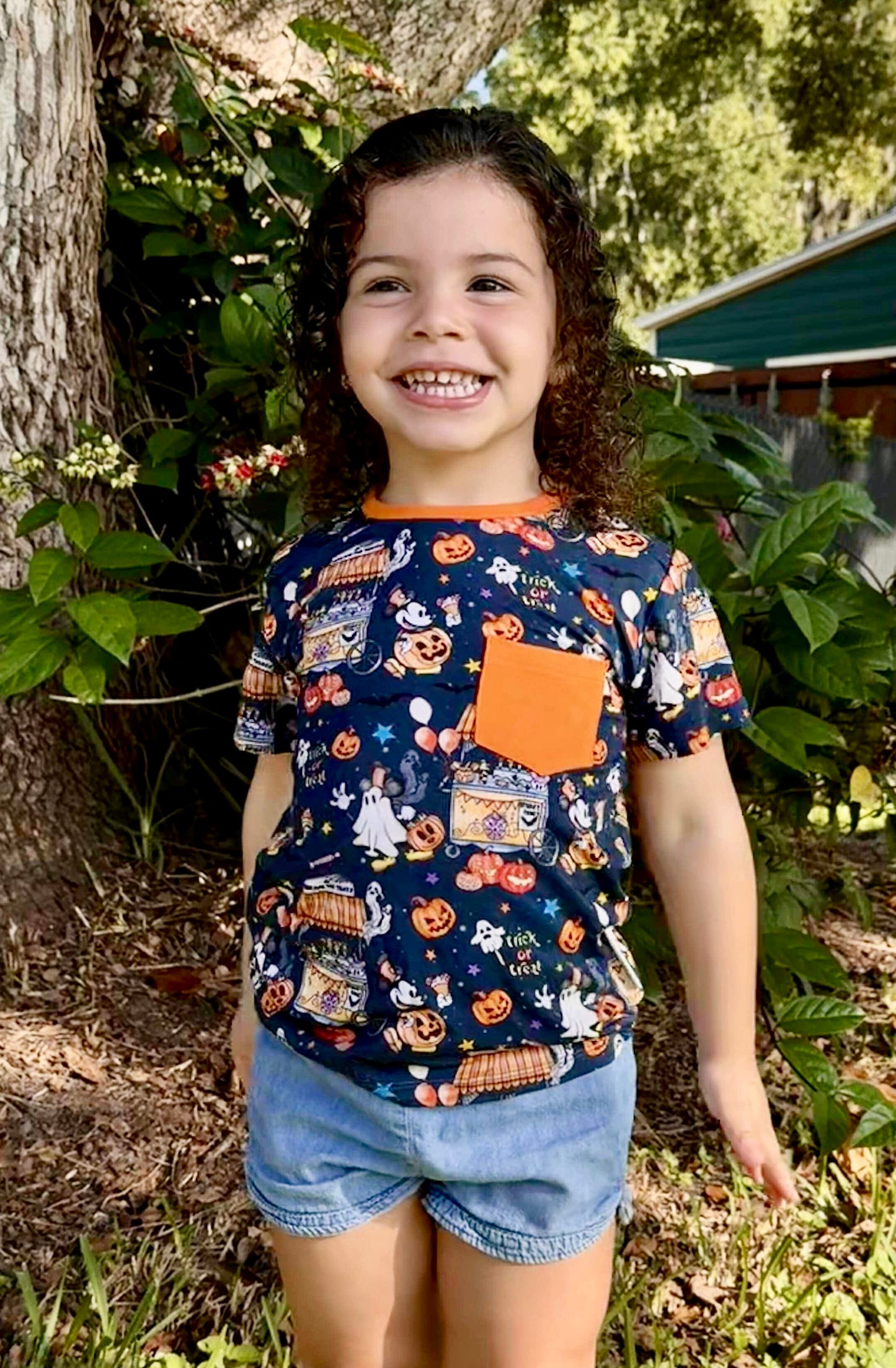 Steamboat Willie’s Not So Scary Halloween Pocket T-Shirt