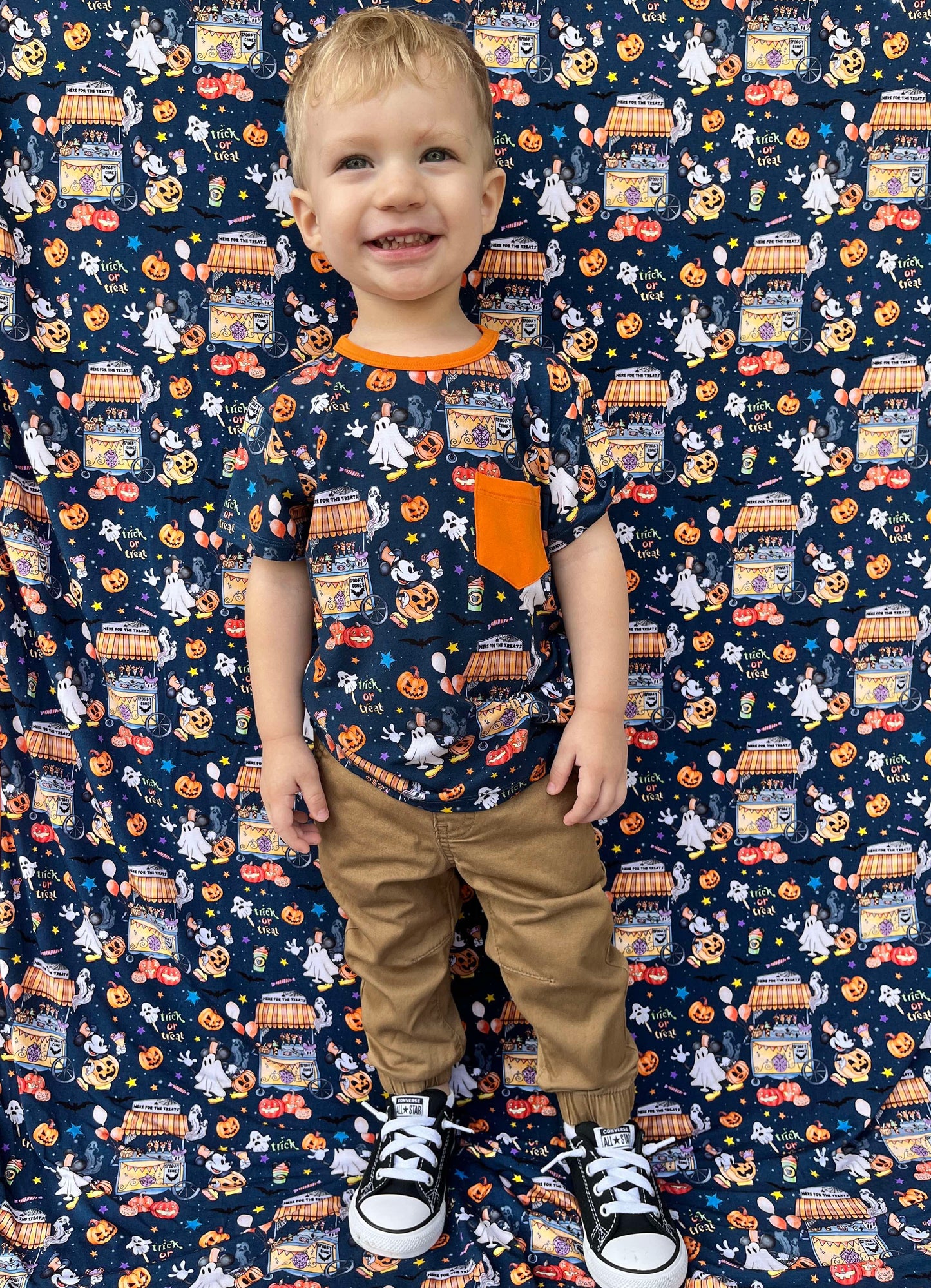 Steamboat Willie’s Not So Scary Halloween Quilted Blanket