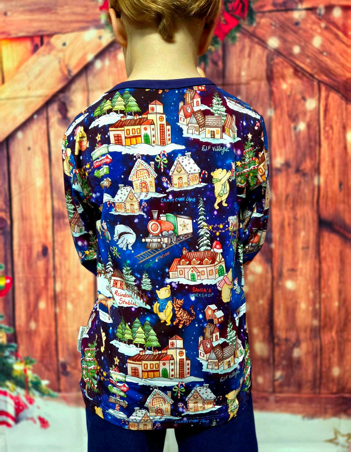 North Pole Magic Long Sleeved Pocket T-Shirt