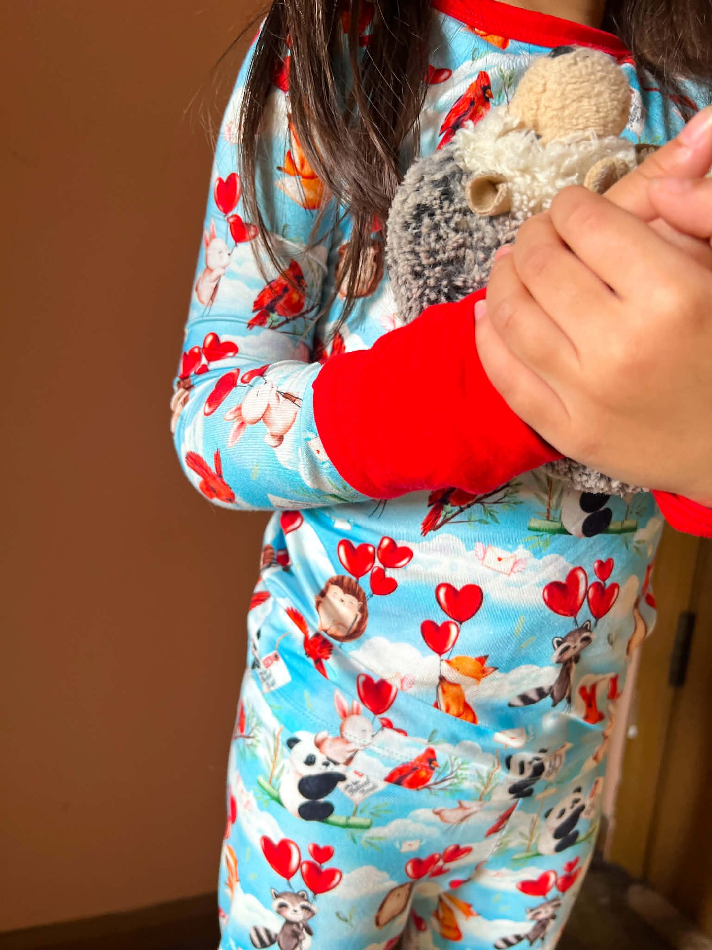 “Love takes flight” Two-Piece Pajamas