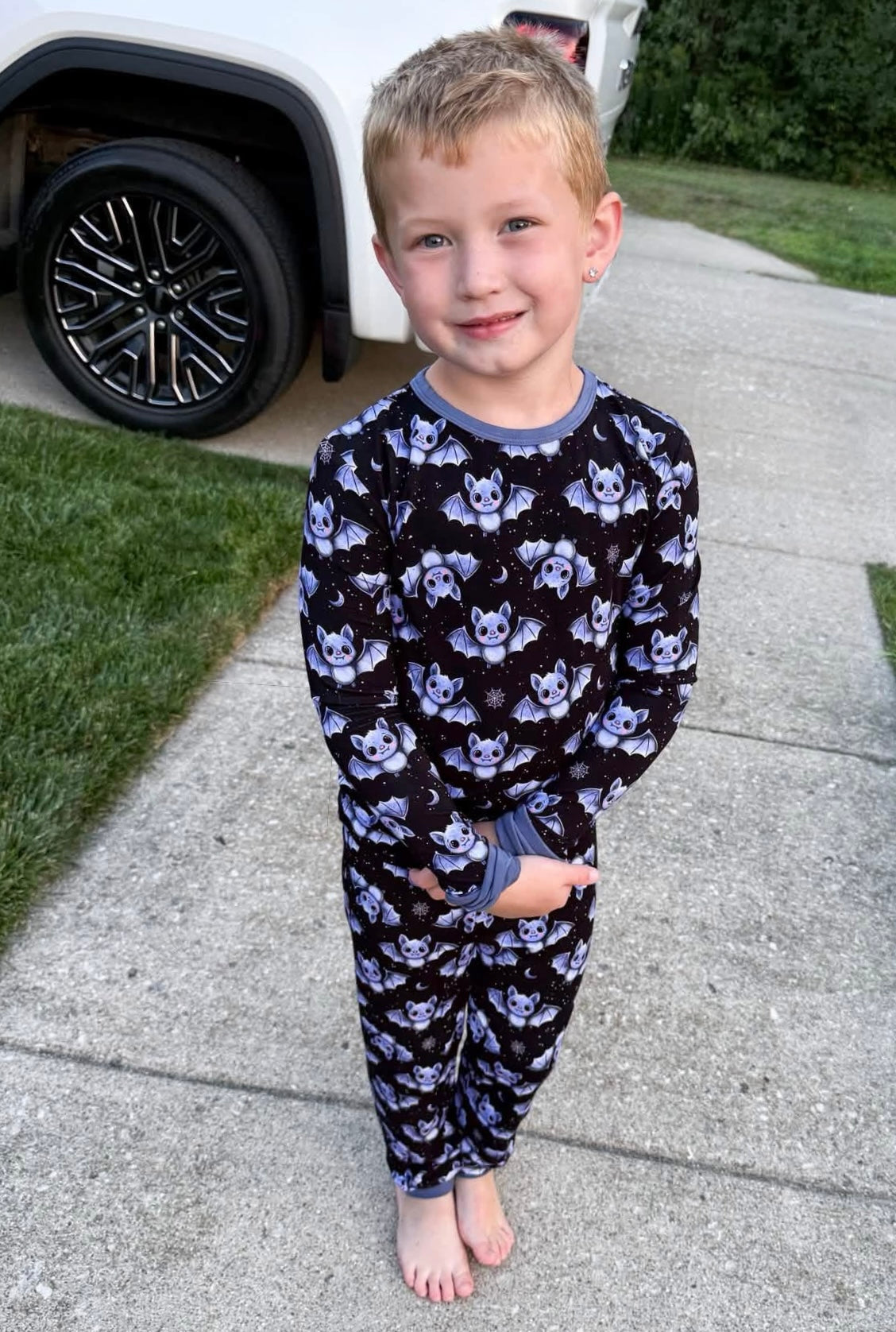 Moonlit Flutters Two-Piece Pajamas