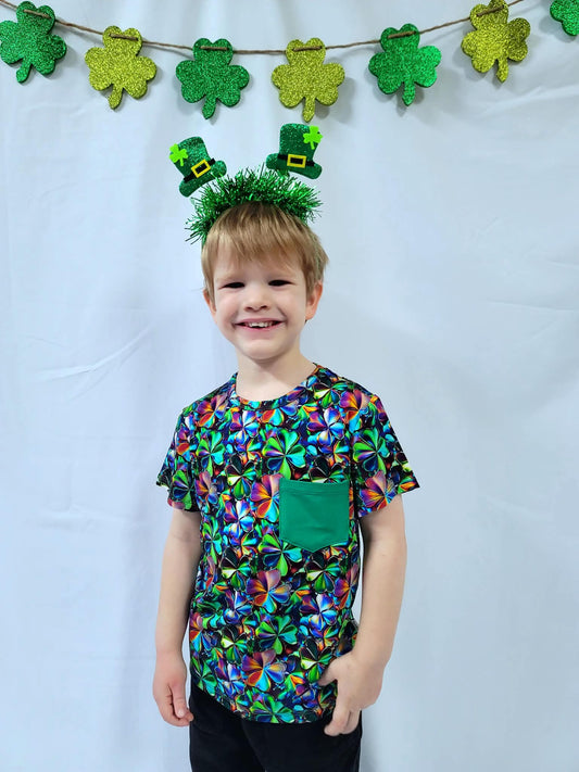 “Bursting With Luck” Pocket T-Shirt