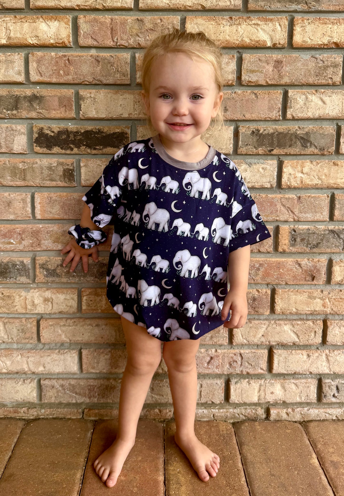 Elephant Bubble Romper