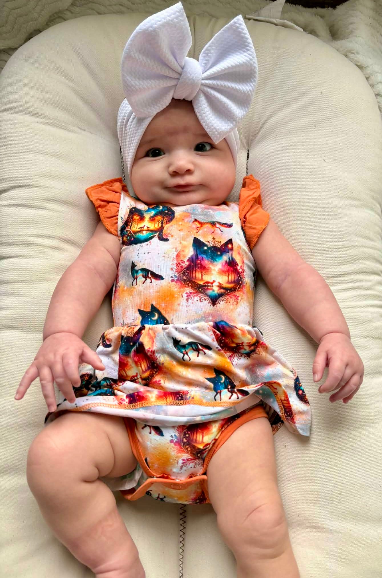 “Whimsical Foxes” Bodysuit Twirl