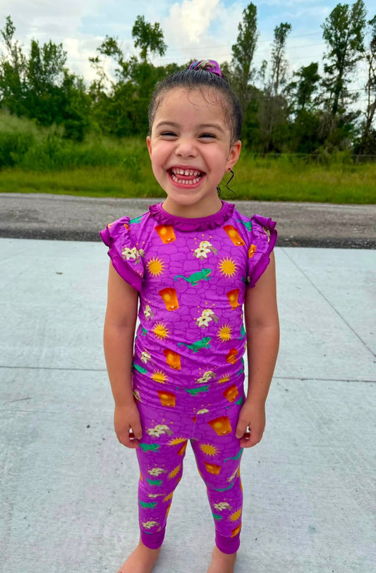Lantern Wishes Two-Piece Pajamas