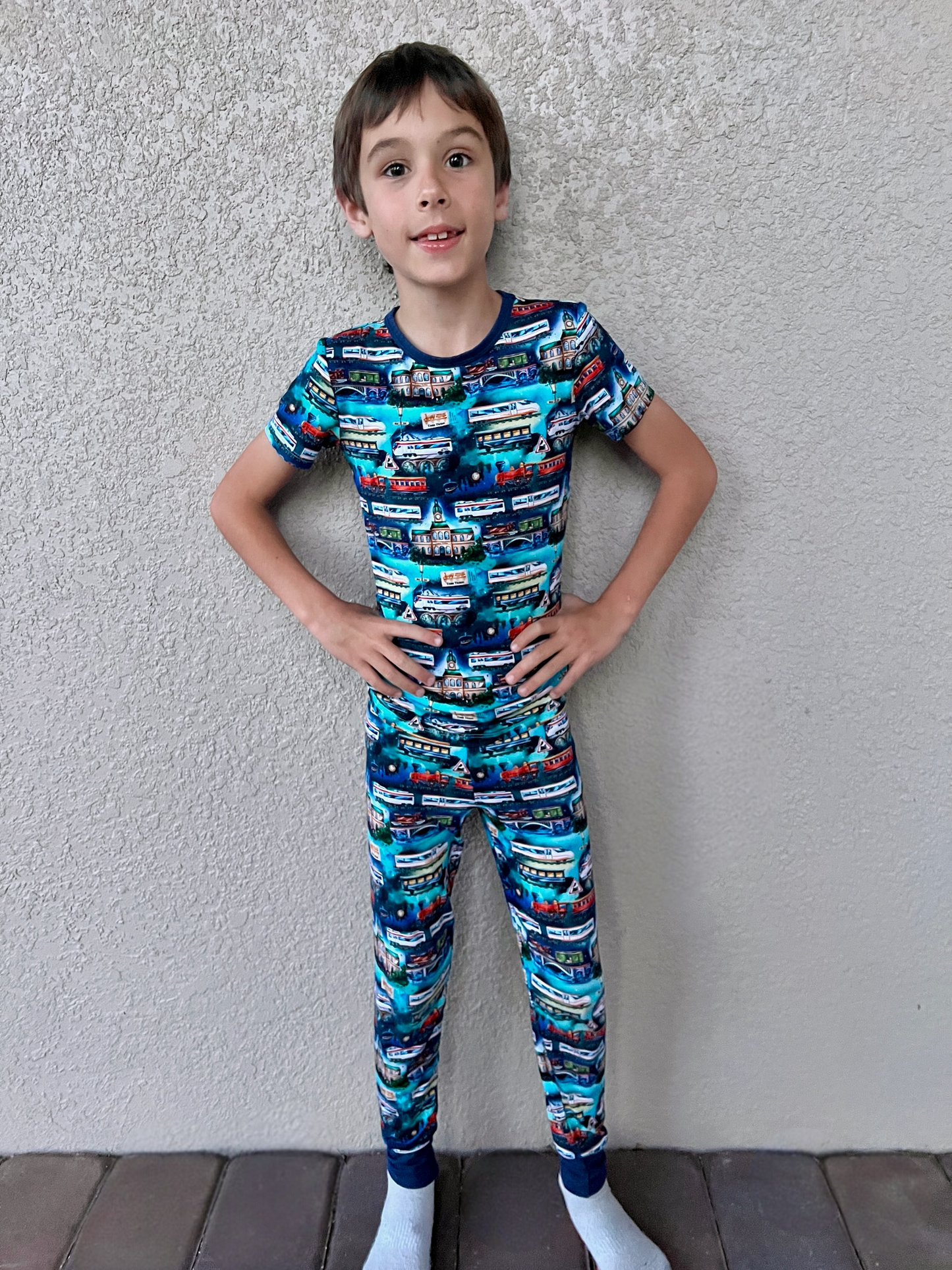 “Traveling Treasures” Two-Piece Pajamas