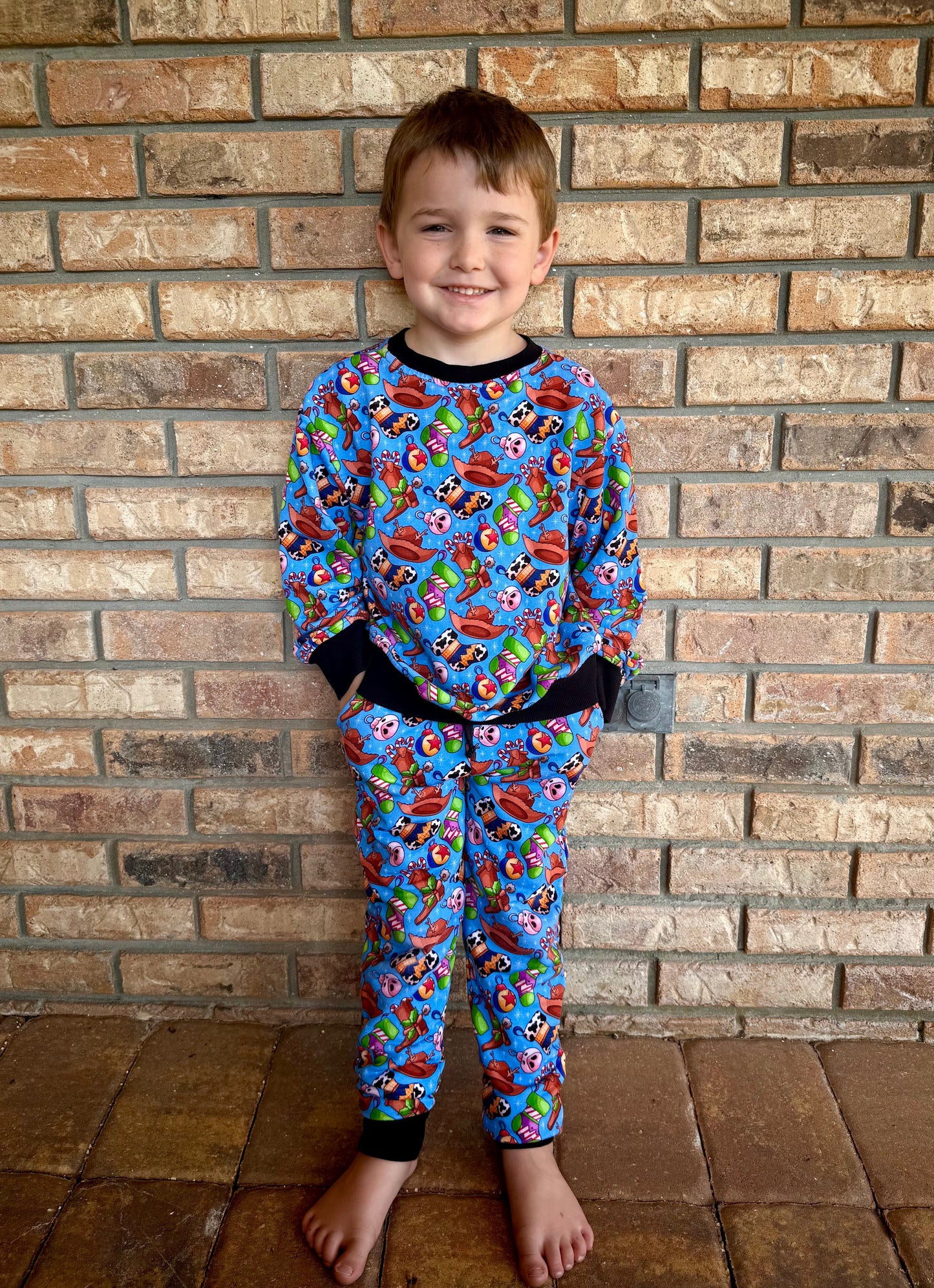 “To Infinity and Christmas” Jogger Set