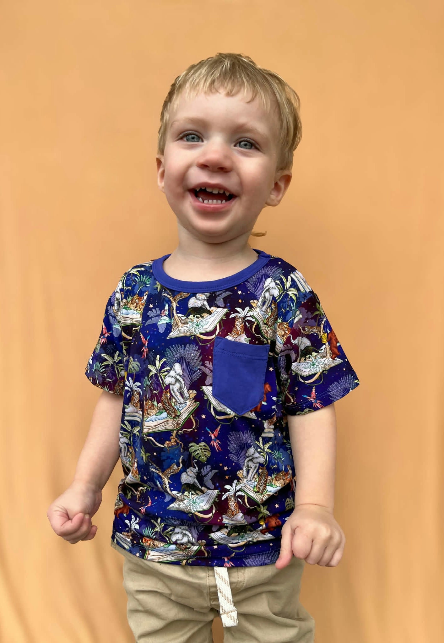 “Jungle Storybook” Pocket T-Shirt