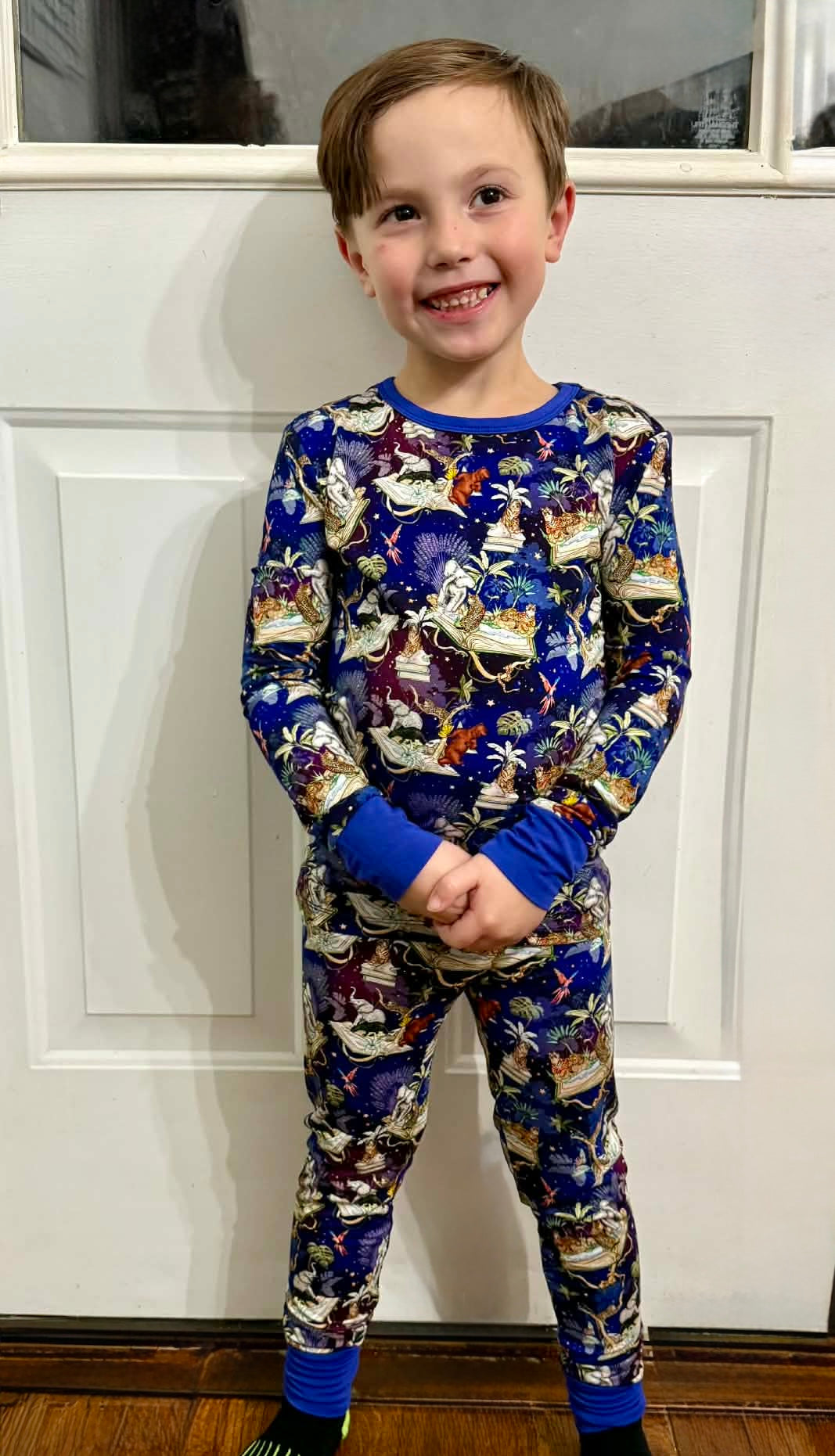 “Jungle Storybook” Two-Piece Pajamas